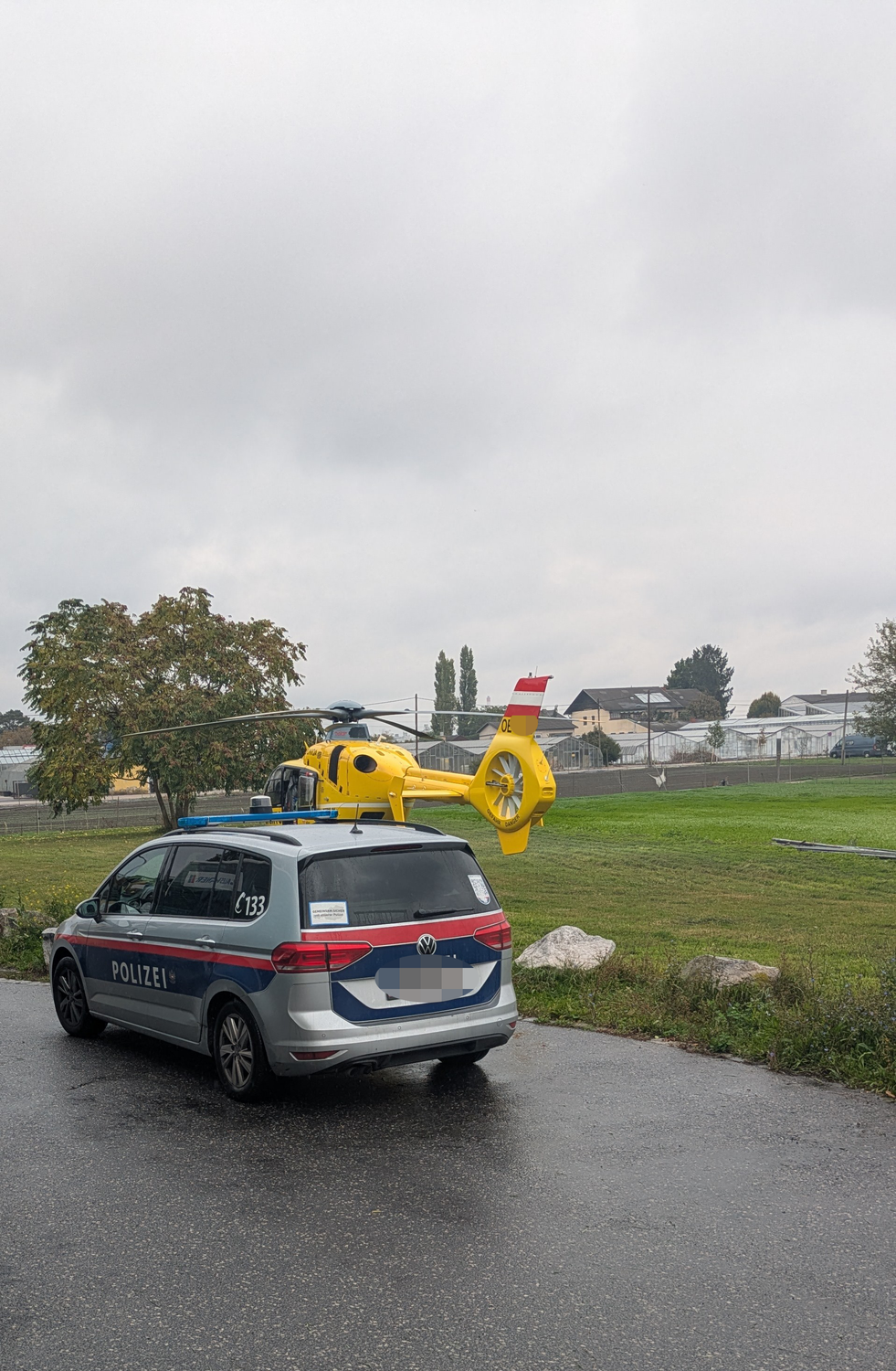 Der junge Mann erlitt schwere Verbrennungen.