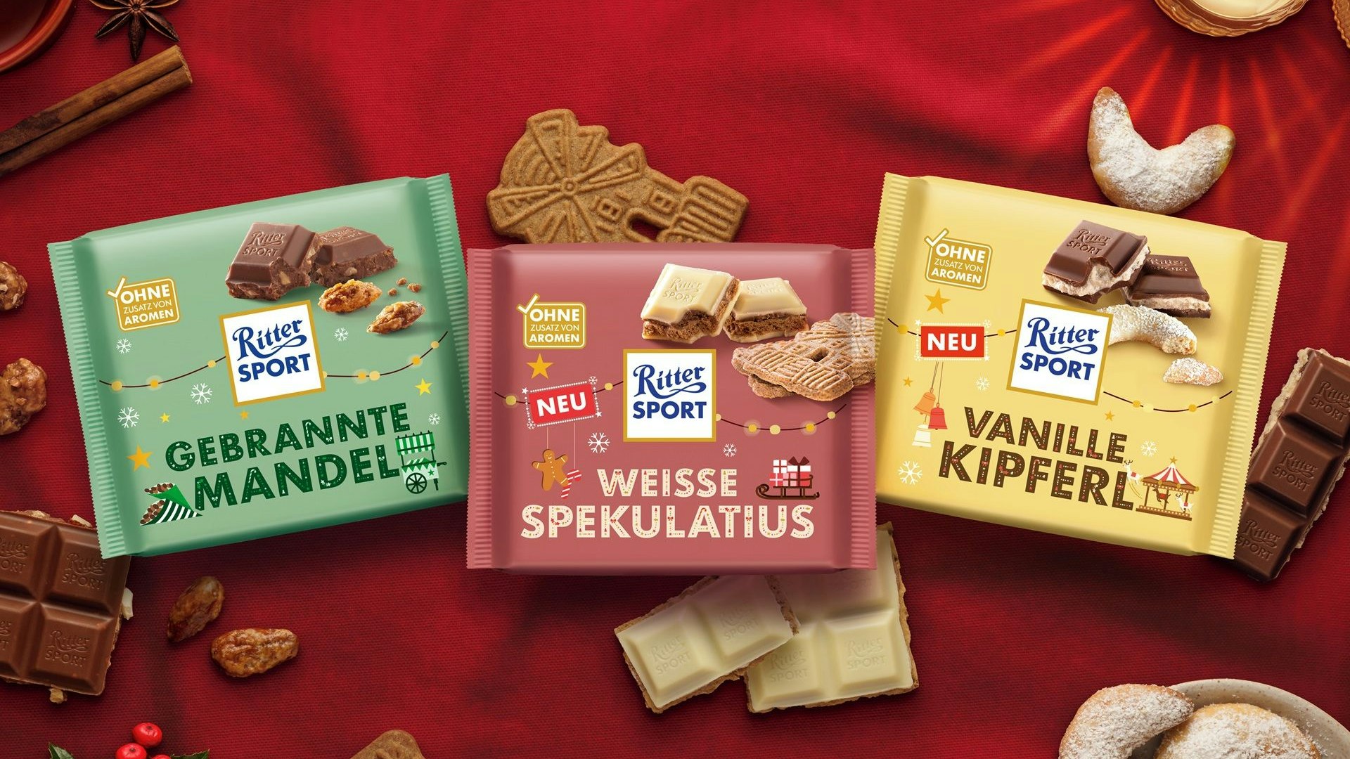 Heute.at - Zwei neue Sorten! Ritter Sport startet in den Winter