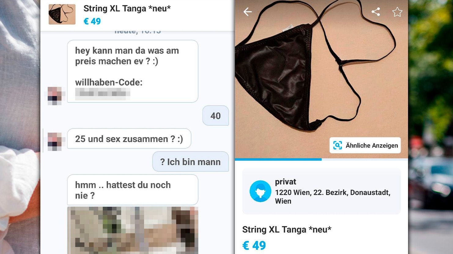 Heute.at - Sex-Angebot auf Willhaben – Mann für immer gesperrt