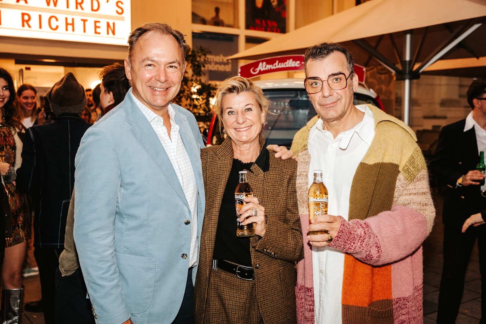 Gerhard Schilling (GF Almdudler), Michi Klein, Thomas Heribert Klein