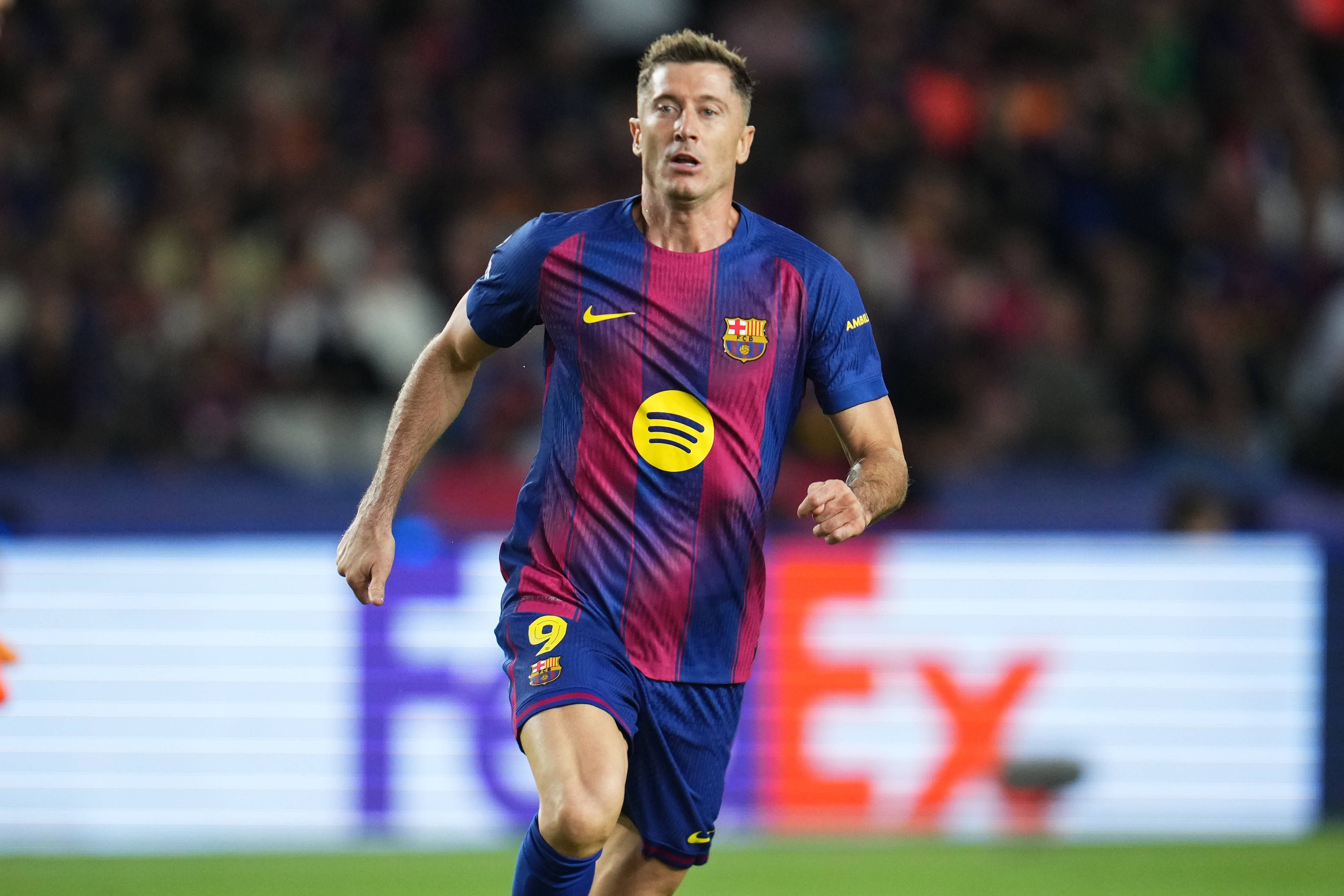 Barcelona-Star Robert Lewandowski. 