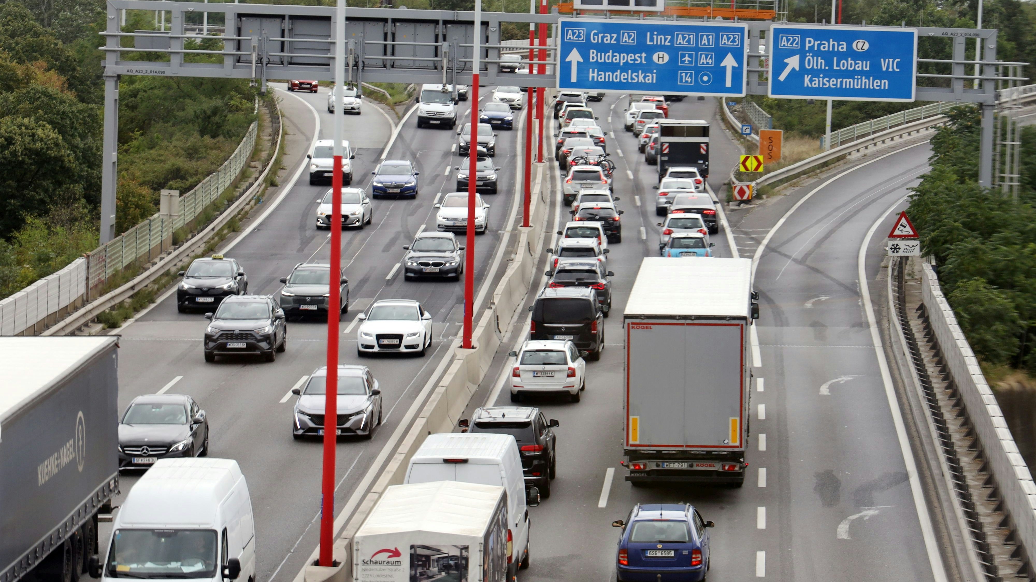 Heute.at - Stau-Chaos! Bauarbeiten legen wohl Tangente lahm