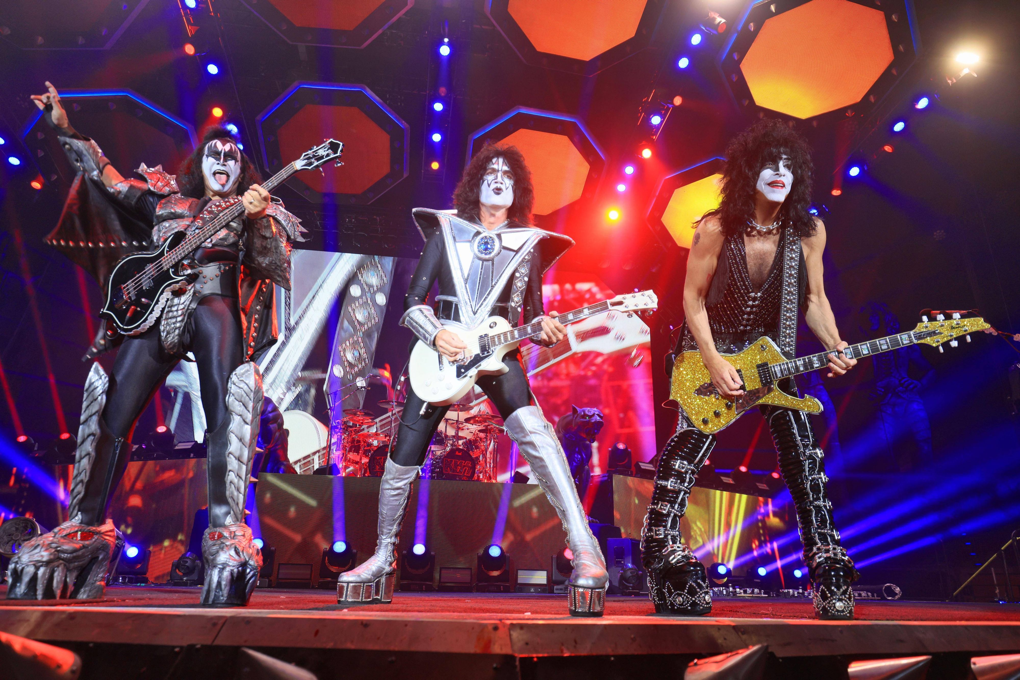 Gene Simmons, Paul Stanley und Ace Frehley feierten als KISS weltweite Erfolge.