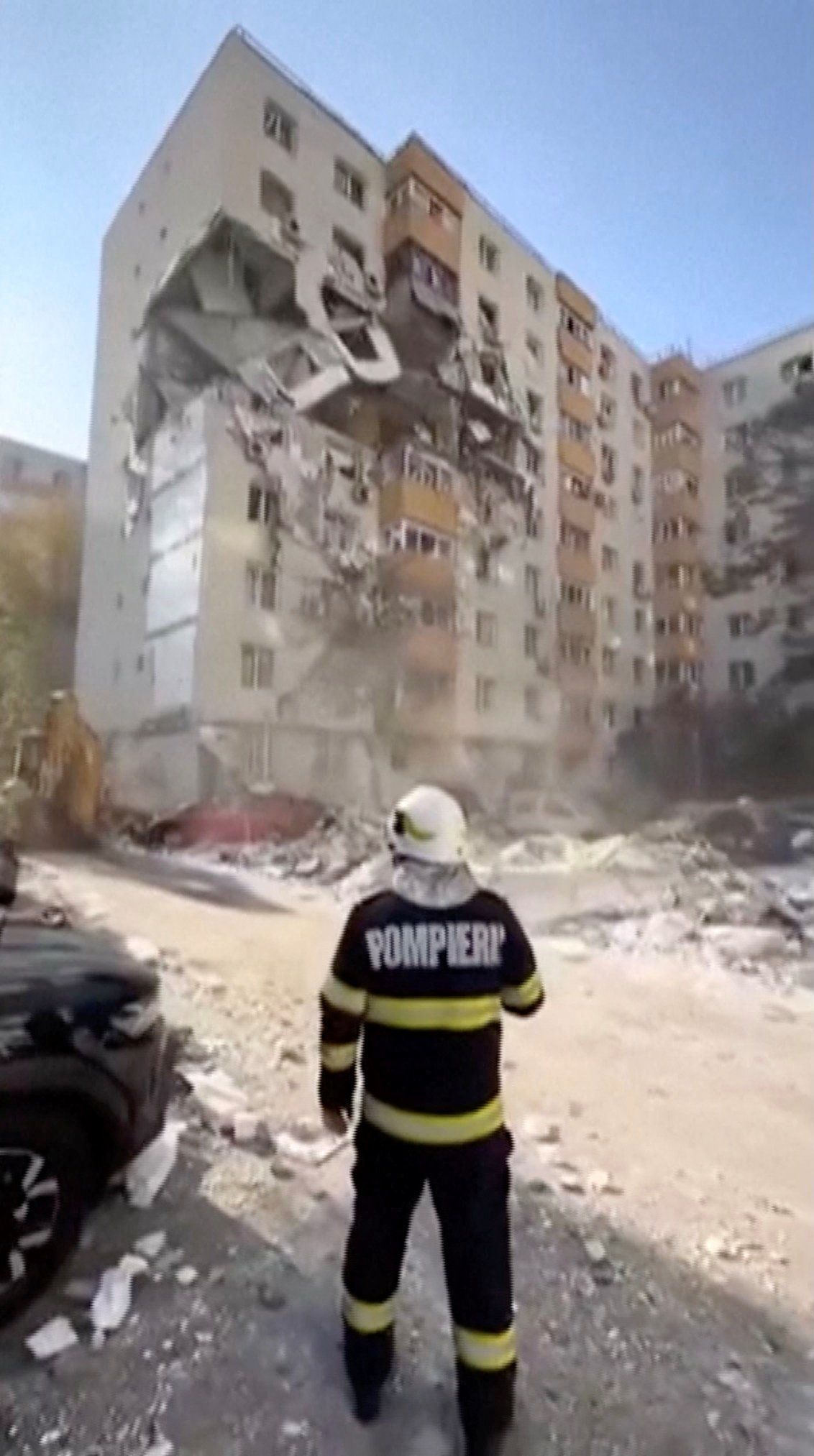 In Bukarest kam es zu einer schweren Gas-Explosion.