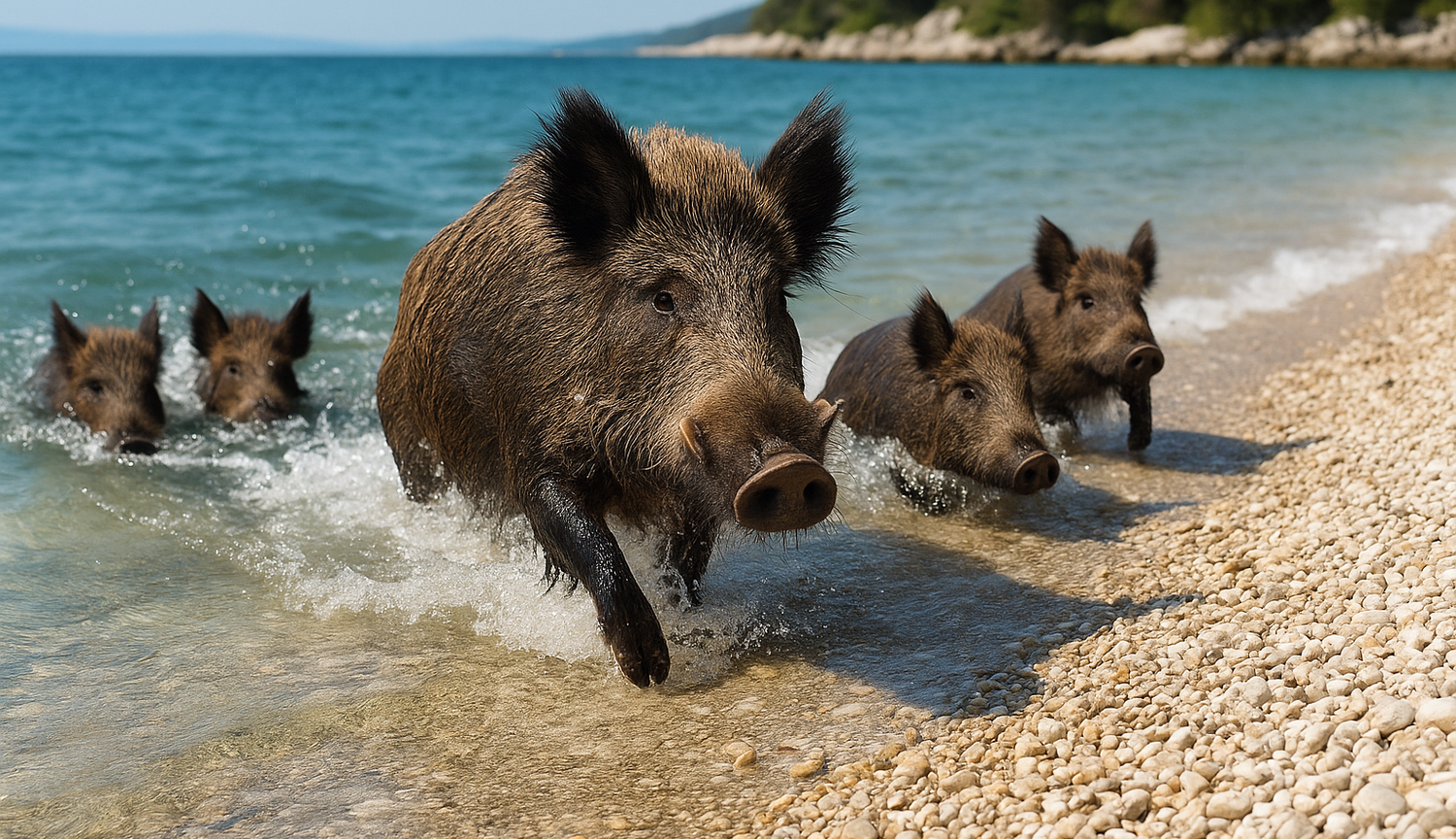 Heute.at - Angriff übers Meer – Wildschwein-Invasion in Kroatien