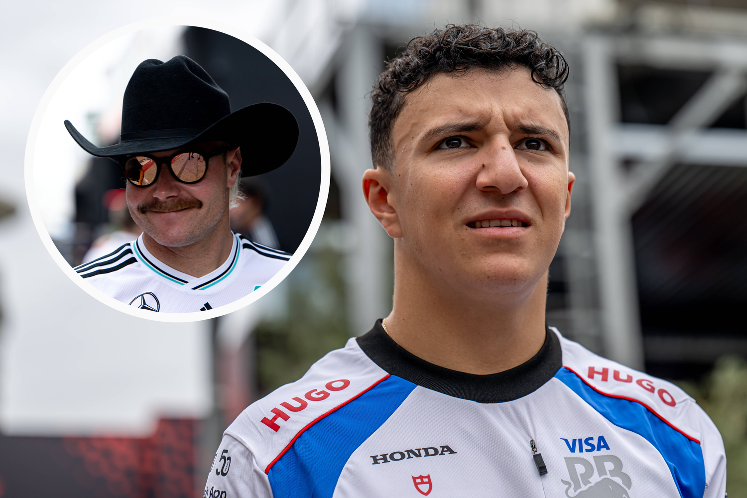Isack Hadjar wurde vor Valterri Bottas gewarnt.