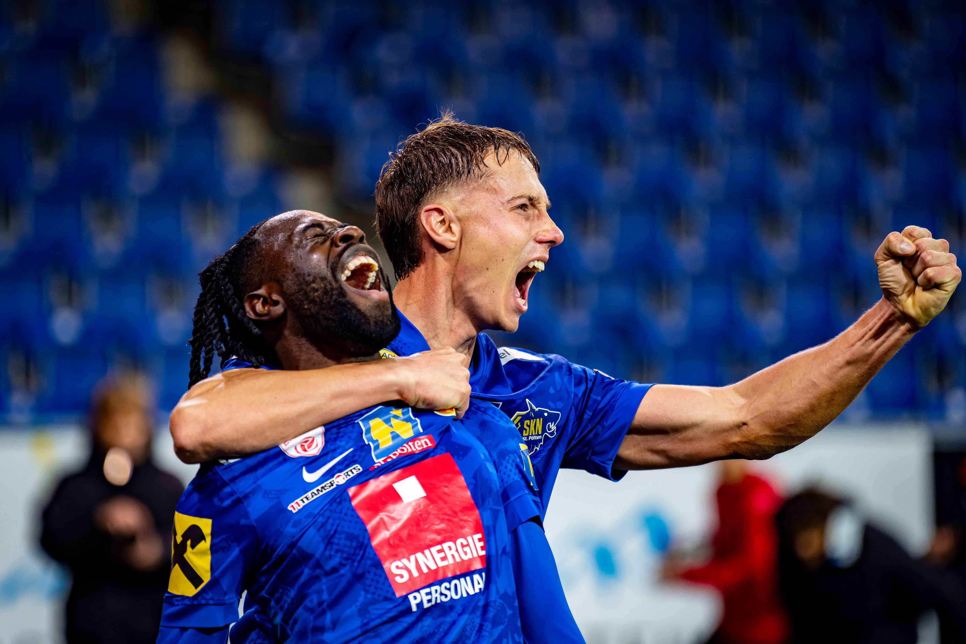 St. Pölten jubelt über wichtige drei Punkte.