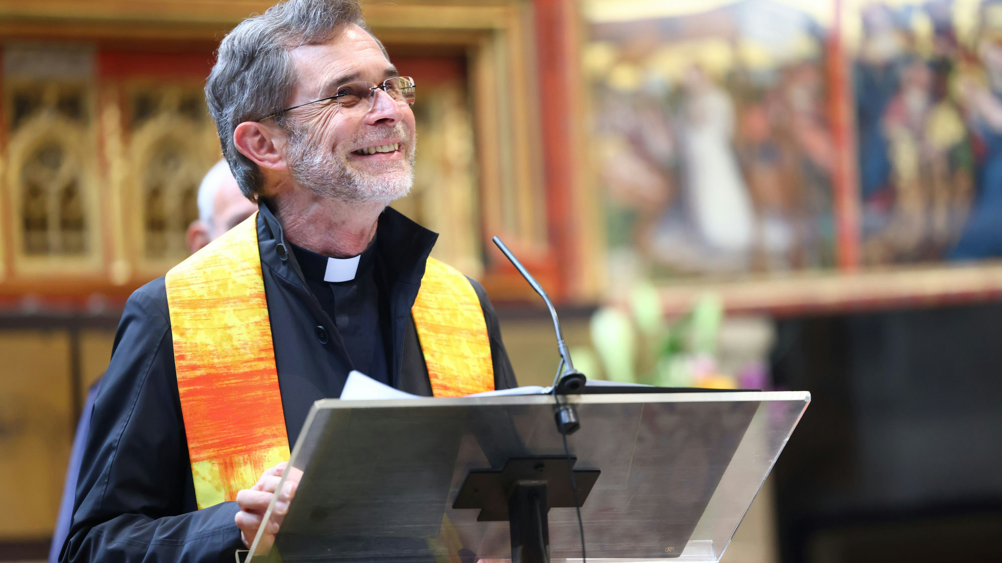 Von den Mitarbeitenden der Erzdiözese wurde Josef Grünwidl mit offenen Armen empfangen.