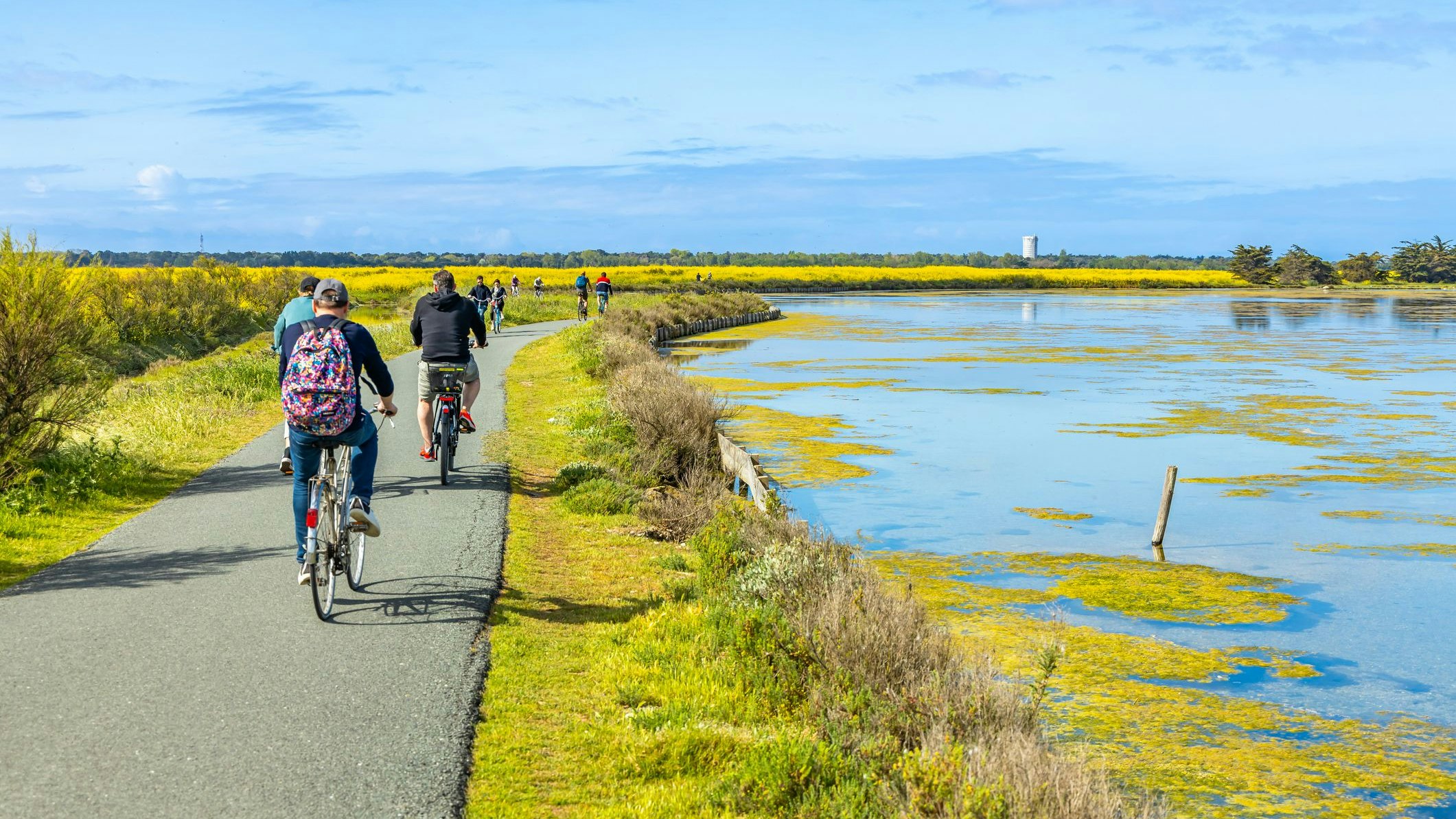 Die Insel ist nur 30 Kilometer lang und fünf Kilometer breit, aber sie verfügt über 100 Kilometer gepflegte Radwege, die meisten abseits der Straße oder mitten in der Natur.