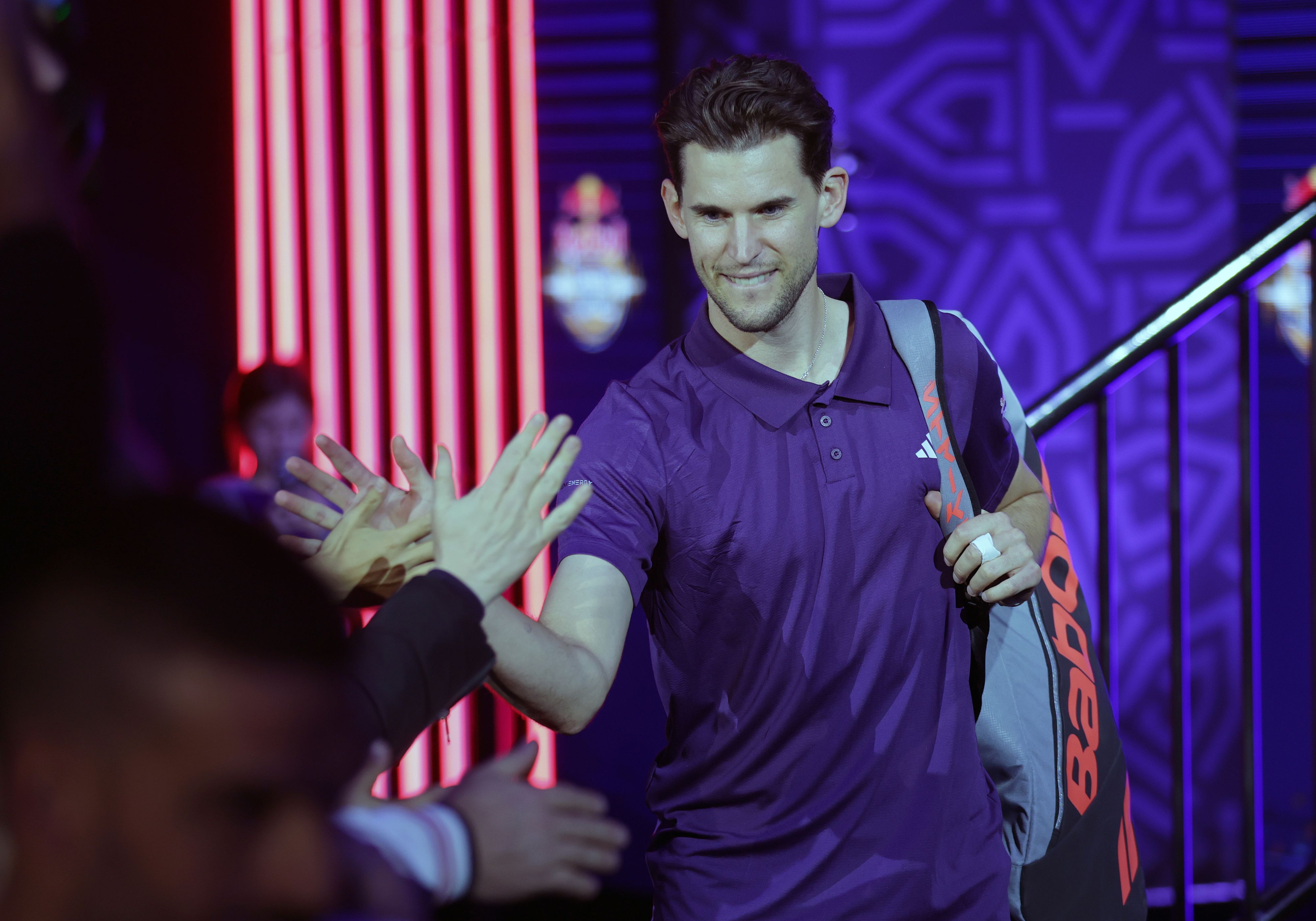 Dominic Thiem in der Wiener Stadthalle.