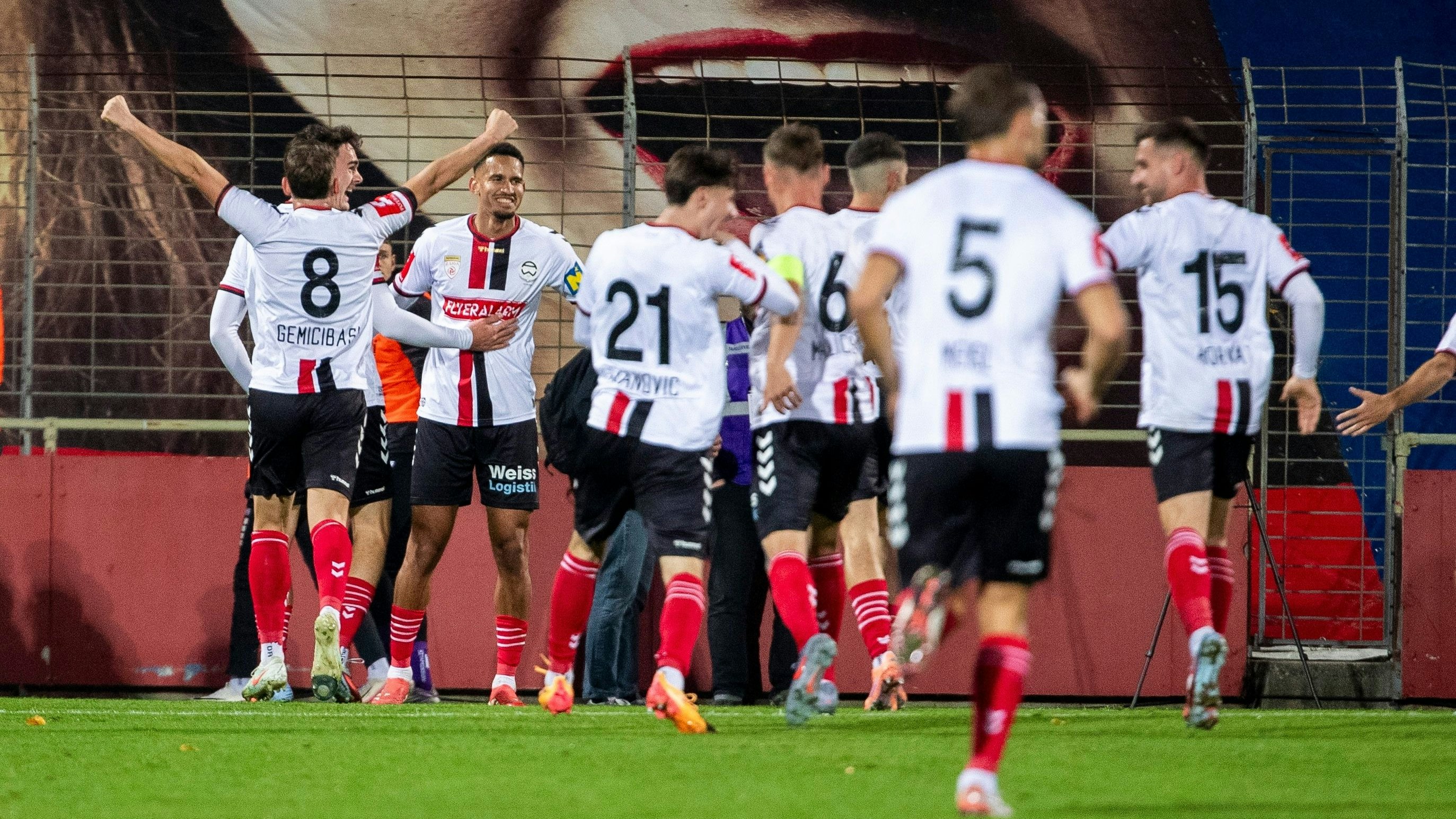 Heute.at - Admira krönt 120. Geburtstag mit 4:0-Kantersieg