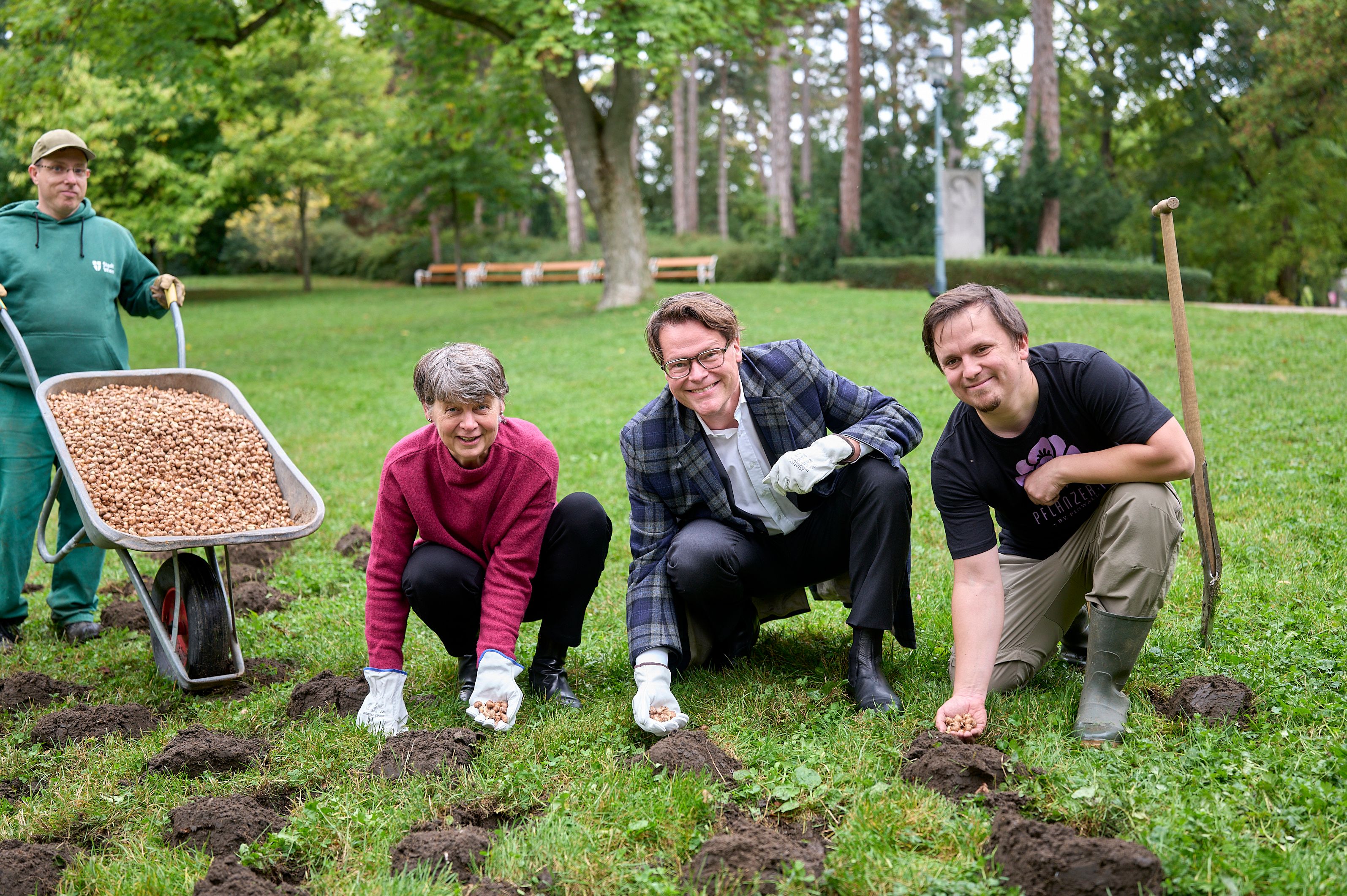 Bezirksvorsteherin Währing Silvia Nossek, Stadtrat Jürgen Czernohorszky und der 