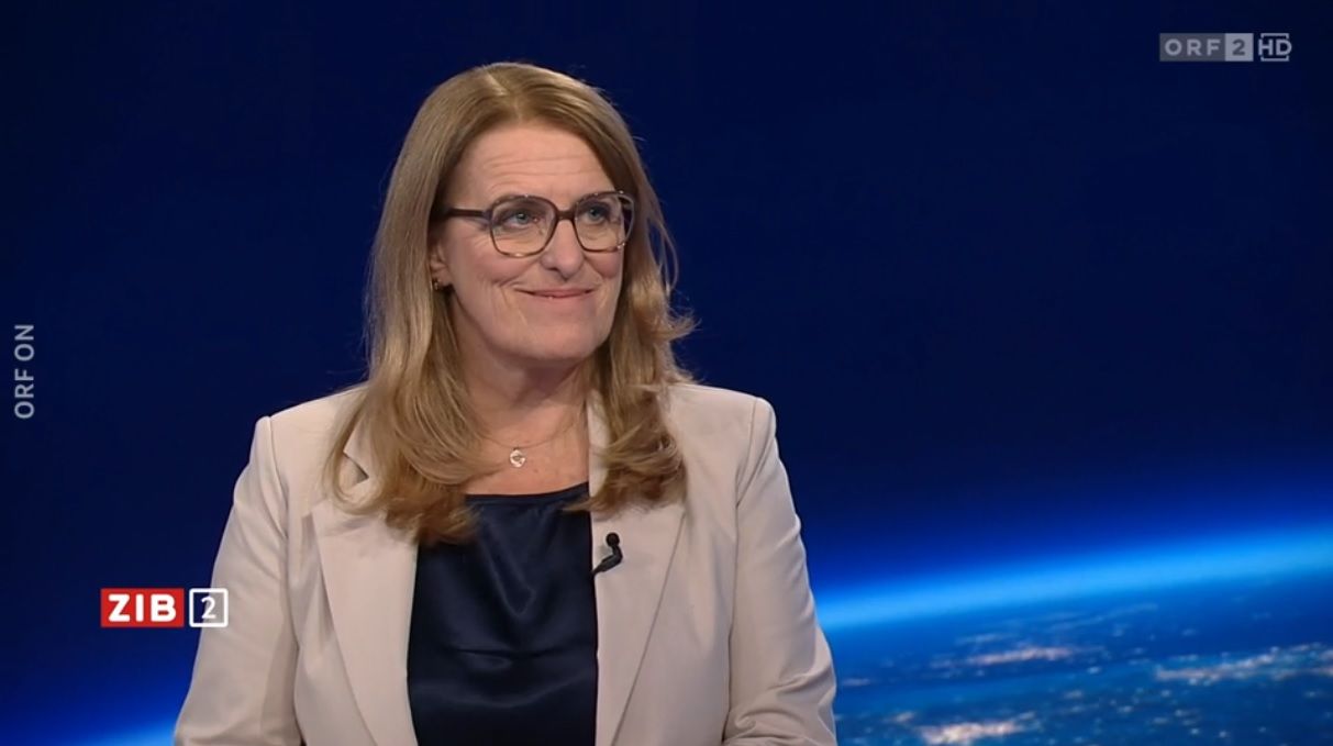 Ulrike Königsberger-Ludwig am Sonntagabend in der ZiB 2.