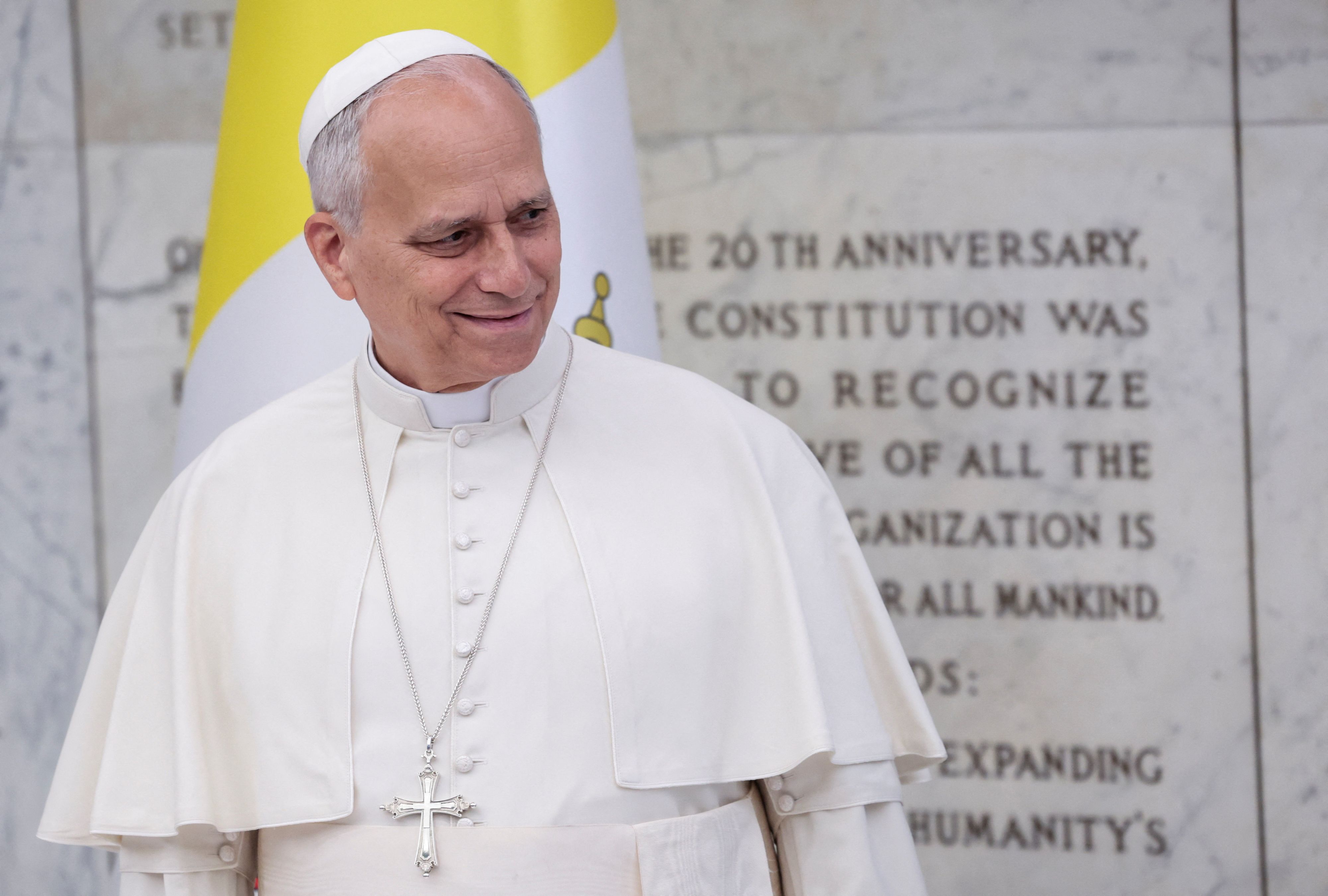 Papst Leo traf sich mit Missbrauchsopfern.