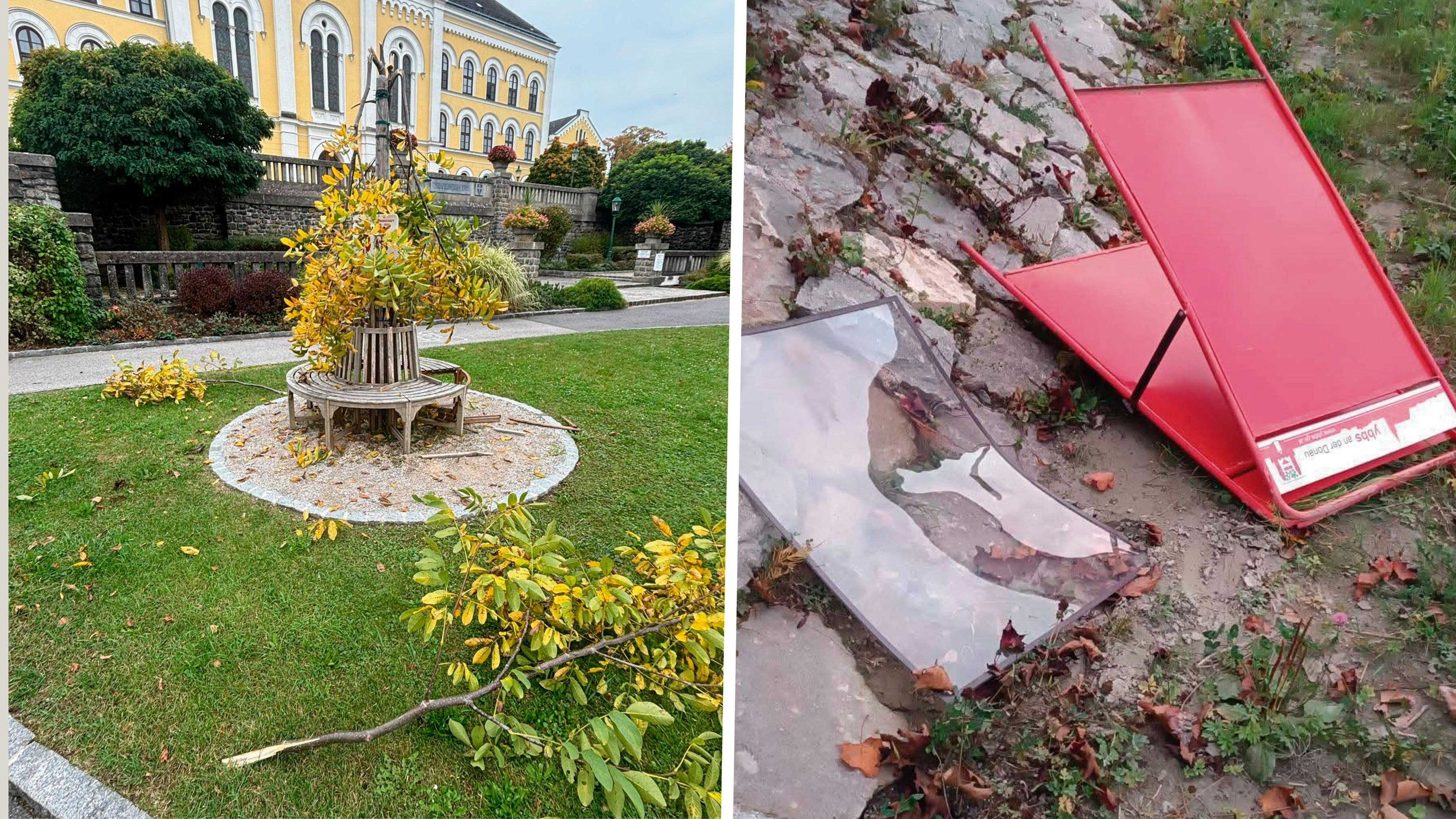 Heute.at - Vandalismus in Ybbs – Schäden in vierstelliger Höhe