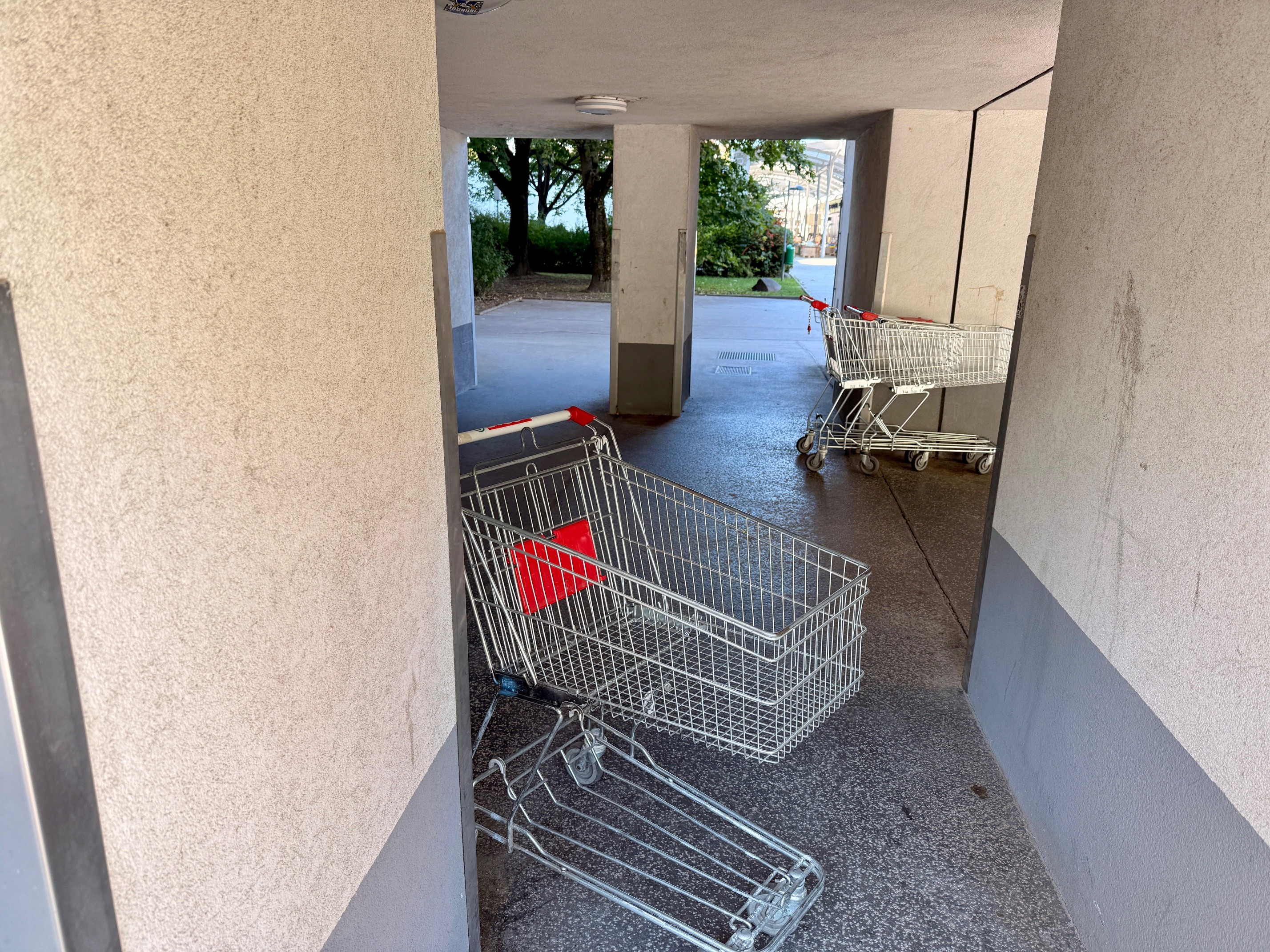 Das Entwenden von Einkaufswägen vom Areal des Supermarkts ist verboten und stellt einen Eigentumsentzug dar.