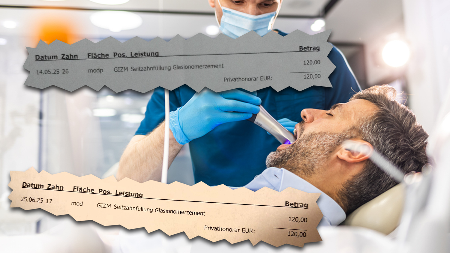 Der Linzer (64) bekam nach den Füllungen saftige Rechnungen. (Symbolbild)