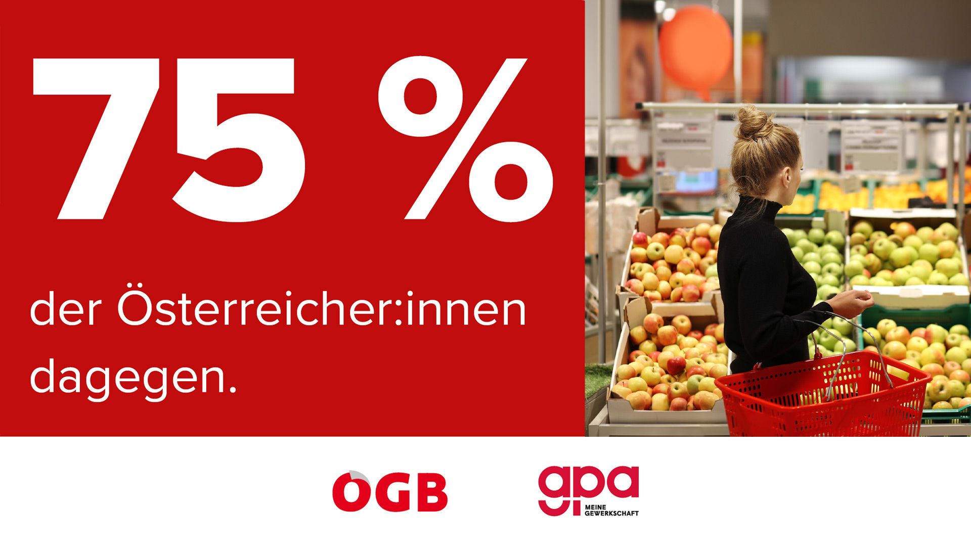 Bevölkerung lehnt nach einer aktuellen Umfrage des Meinungsforschungsinstitut IFES im Auftrag der Gewerkschaft GPA die Sonntagsöffnung im Handel klar ab.