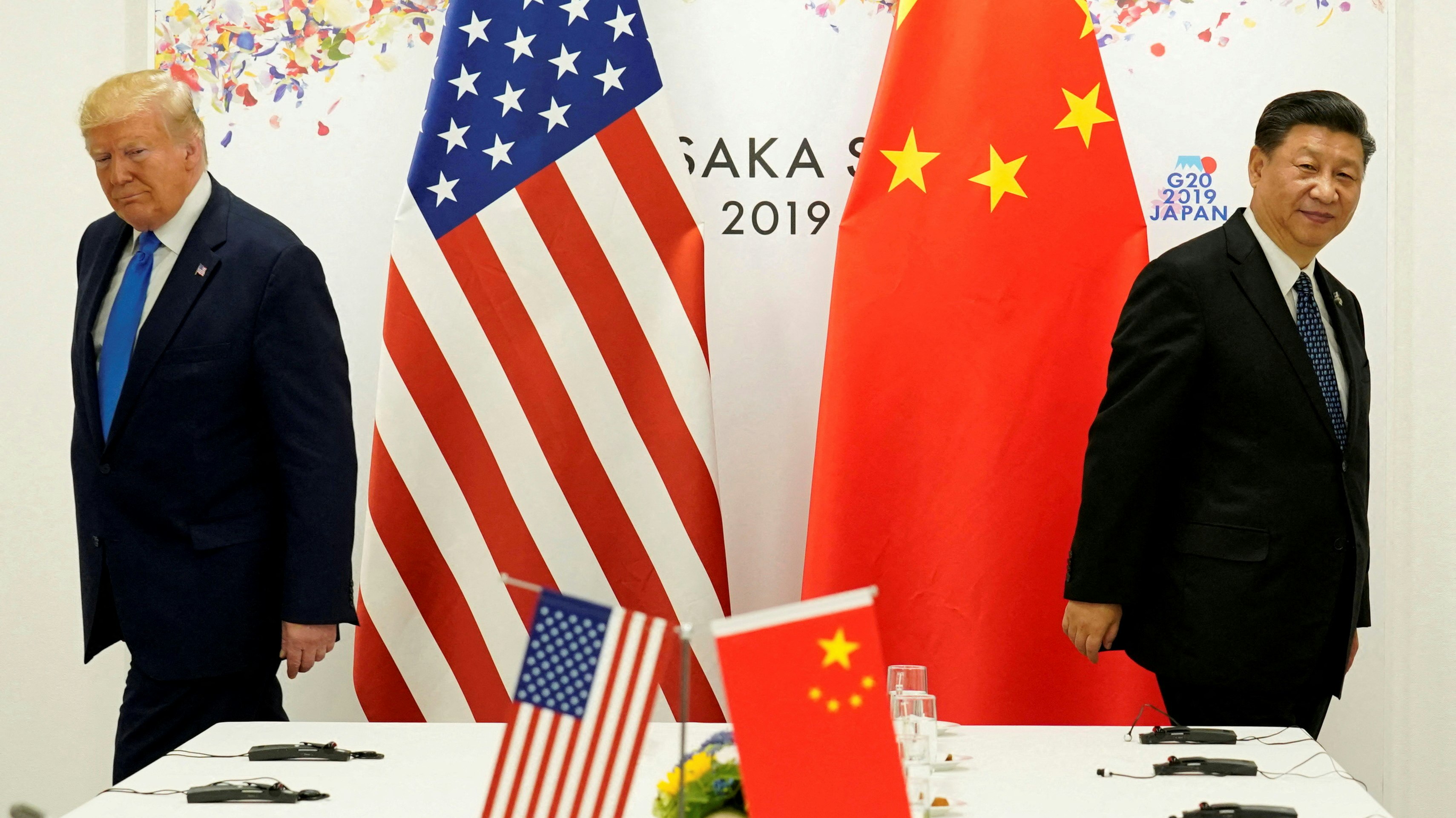 Machtkampf um die Welt: Trump und Xi bei einem G20-Meeting in Osaka, Japan, 2019