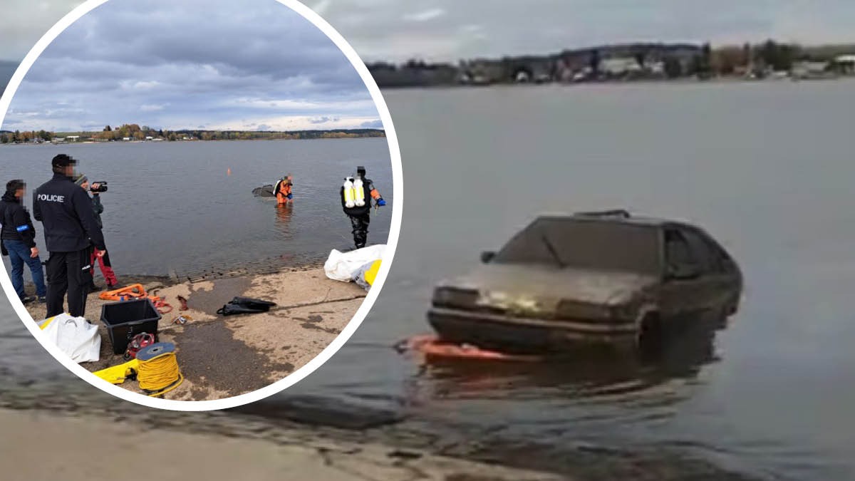 Die Polizei will jetzt noch untersuchen, warum der Wagen rückwärts in den See fuhr.