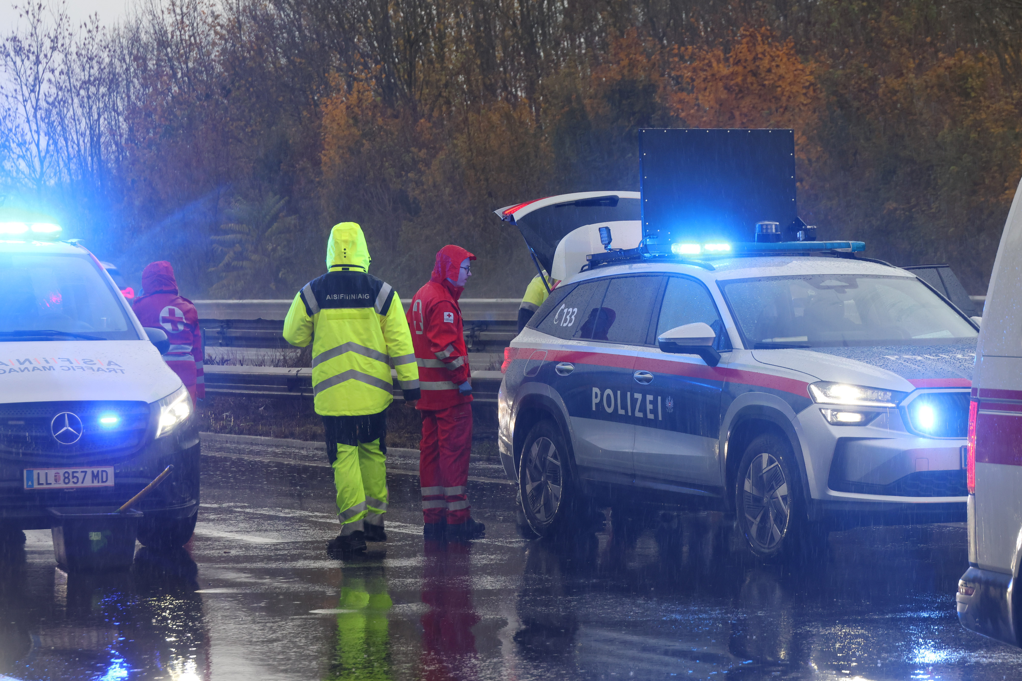 Der 20-jährige Lenker aus Wien-Donaustadt dürfte bei dem Unfall in Gänserndorf aus dem Wagen geschleudert worden sein.