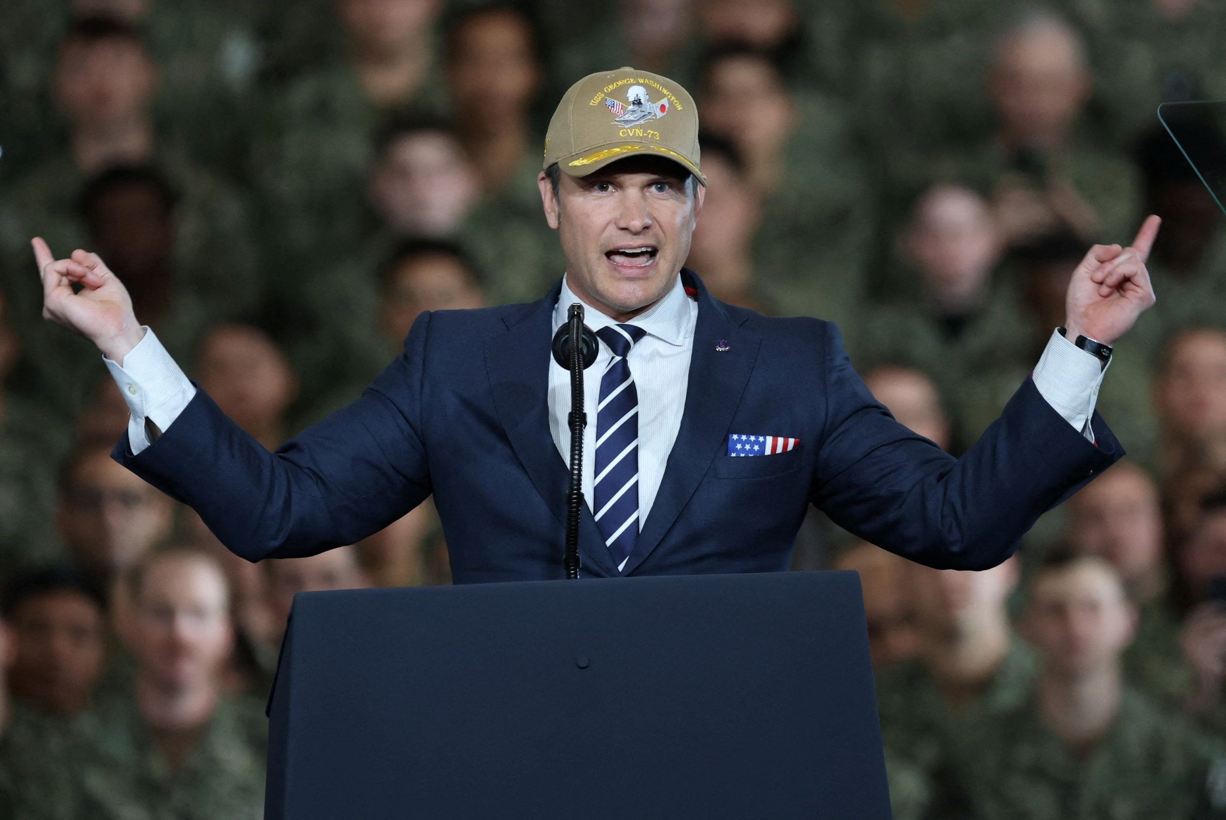 US-Kriegsminister Pete Hegseth hat den Abschuss der Boote verkündet.