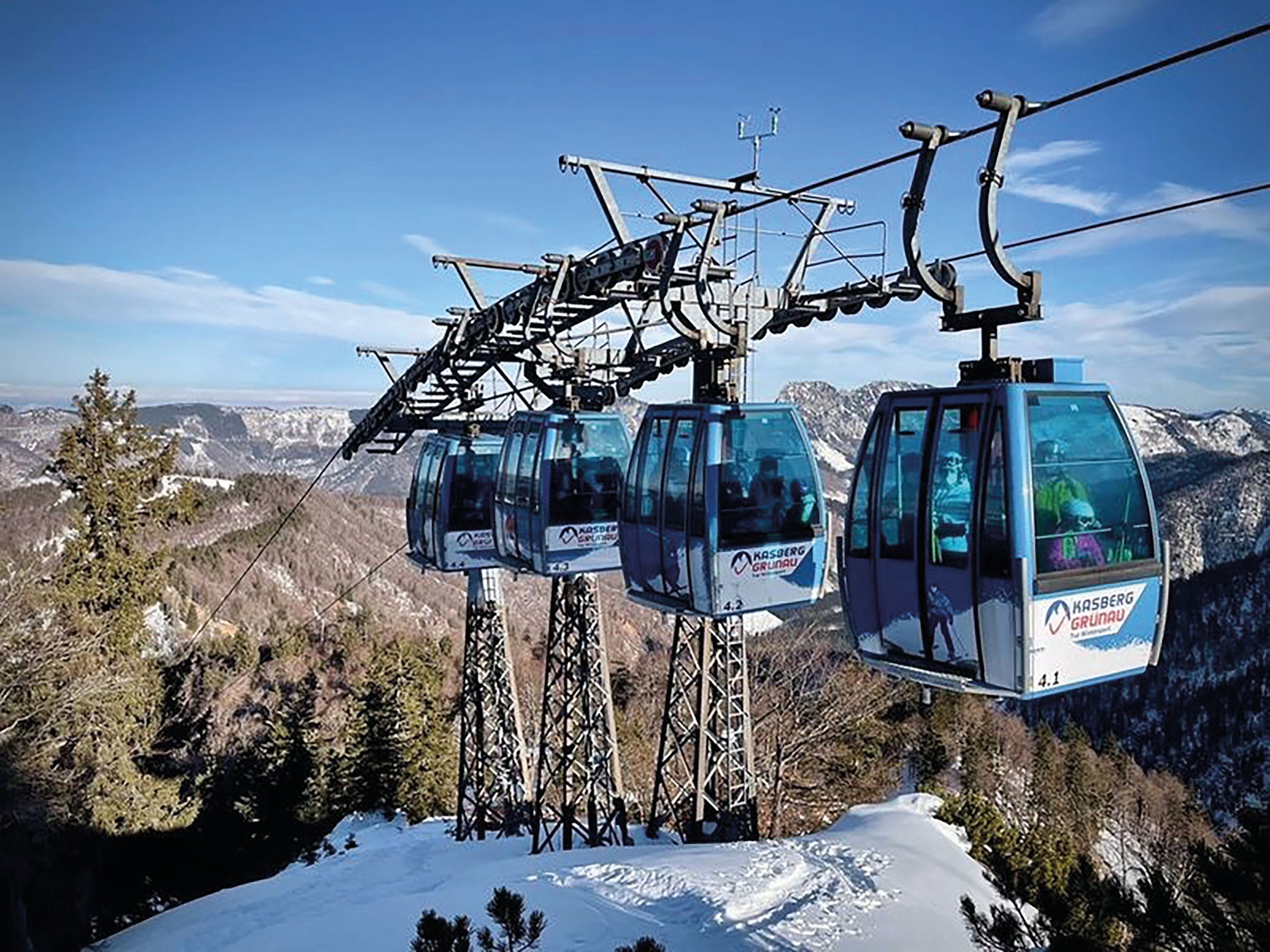 Die Lifte bringen alle sicher auf die Piste.