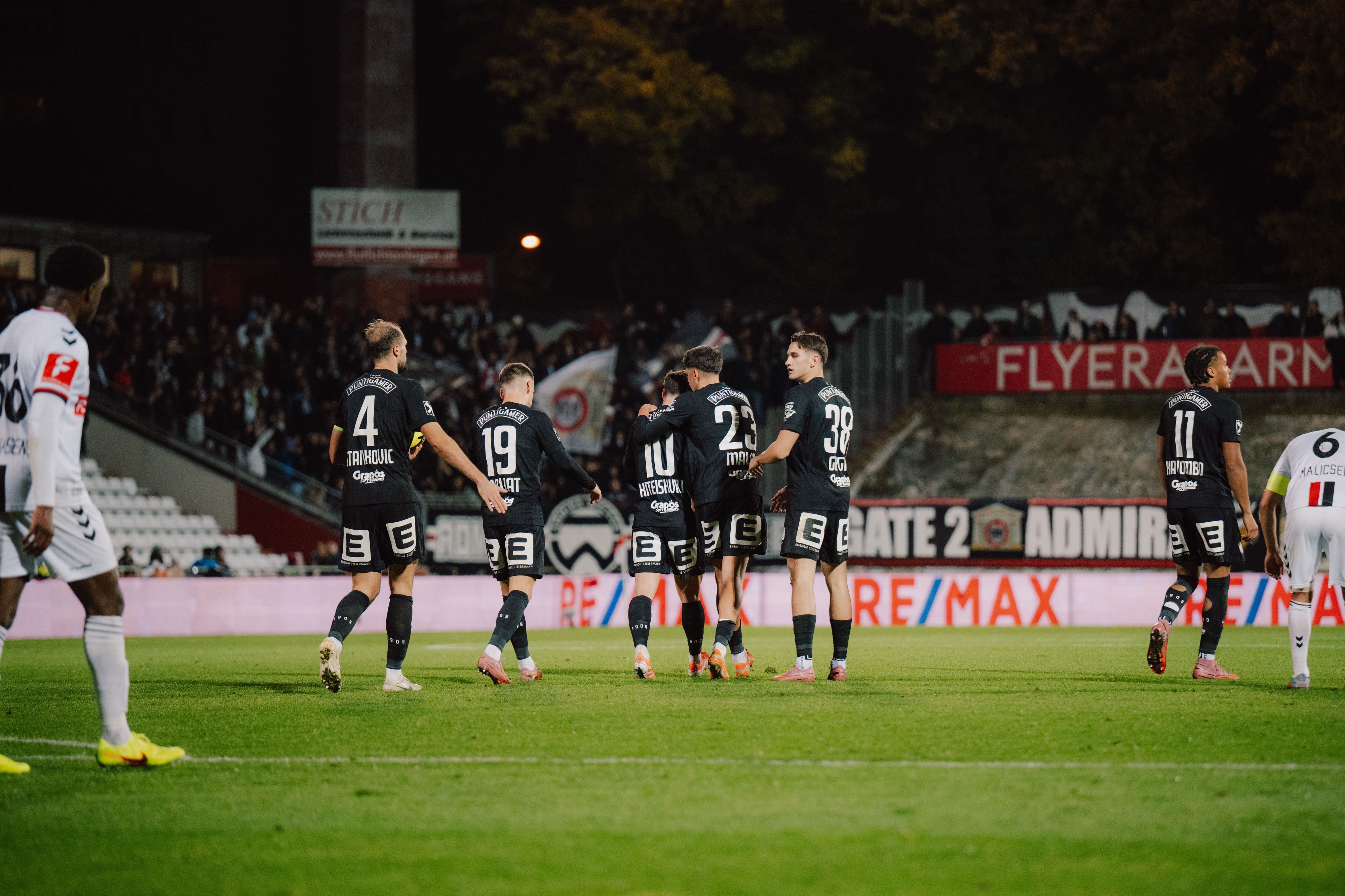Sturm Graz jubelt über den ÖFB-Cup-Aufstieg. 