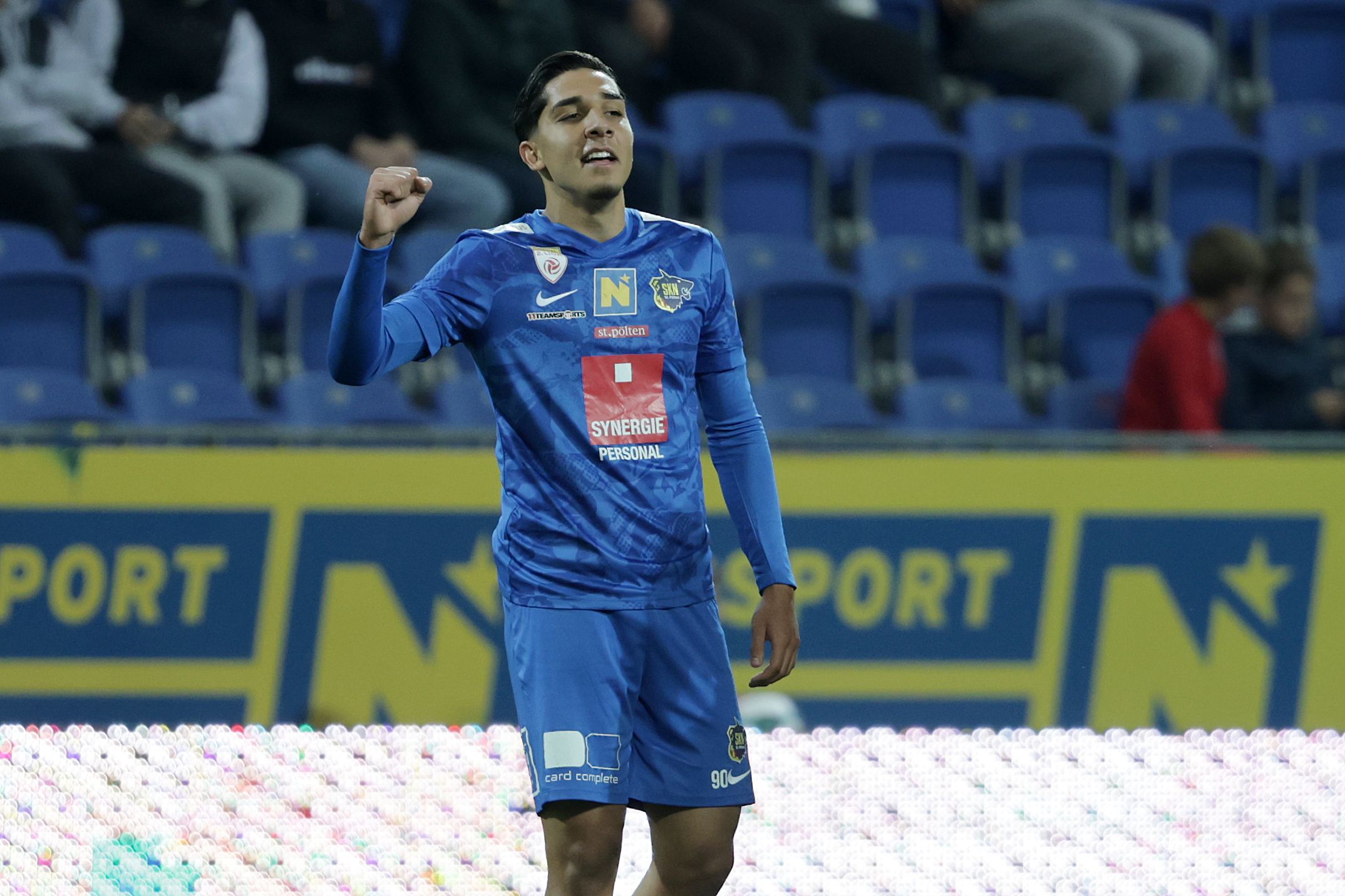 Furkan Dursun absolvierte bisher 16 Spiele für die Kampfmannschaft der Hütteldorfer, ist seit diesem Sommer an St. Pölten ausgeliehen.