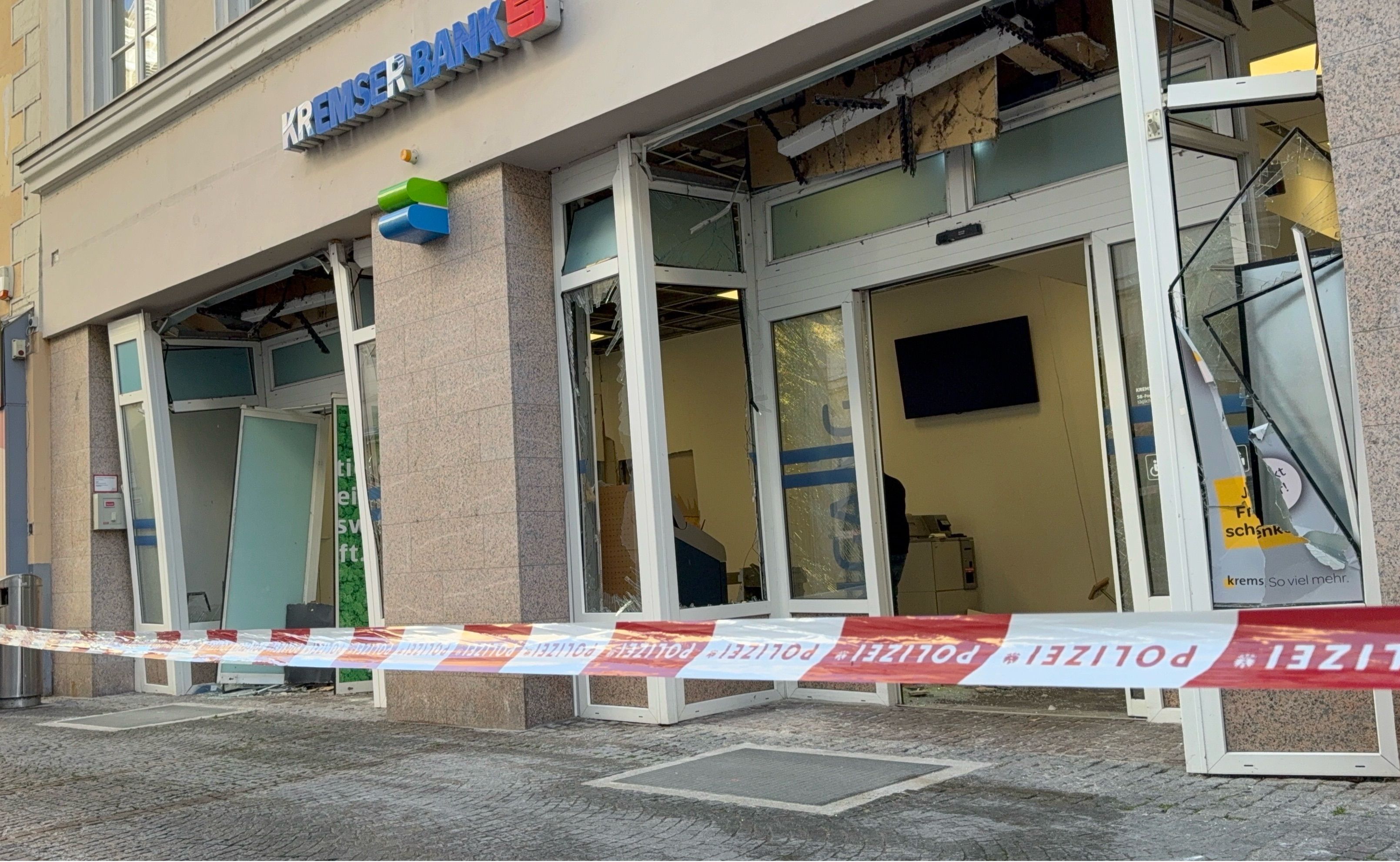 Bankomat-Sprenger schlugen in Krems zu