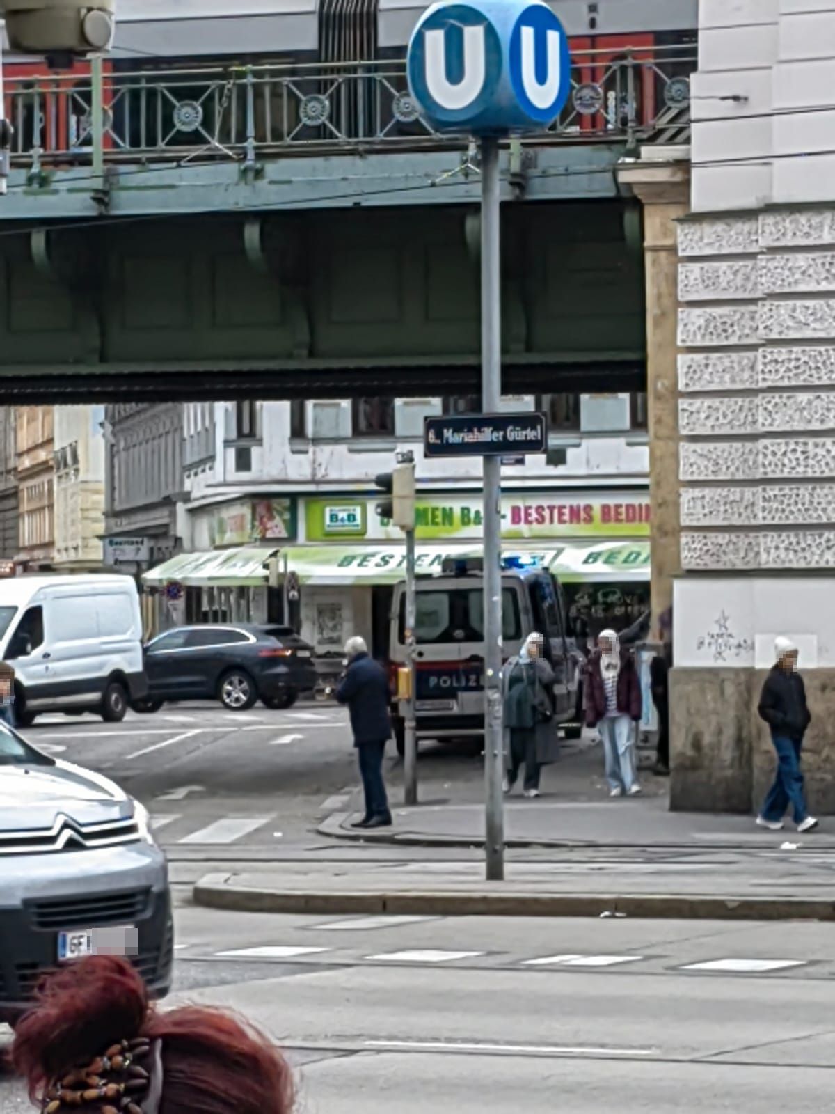 Brutaler Raub bei der U6-Station Gumpendorfer Straße