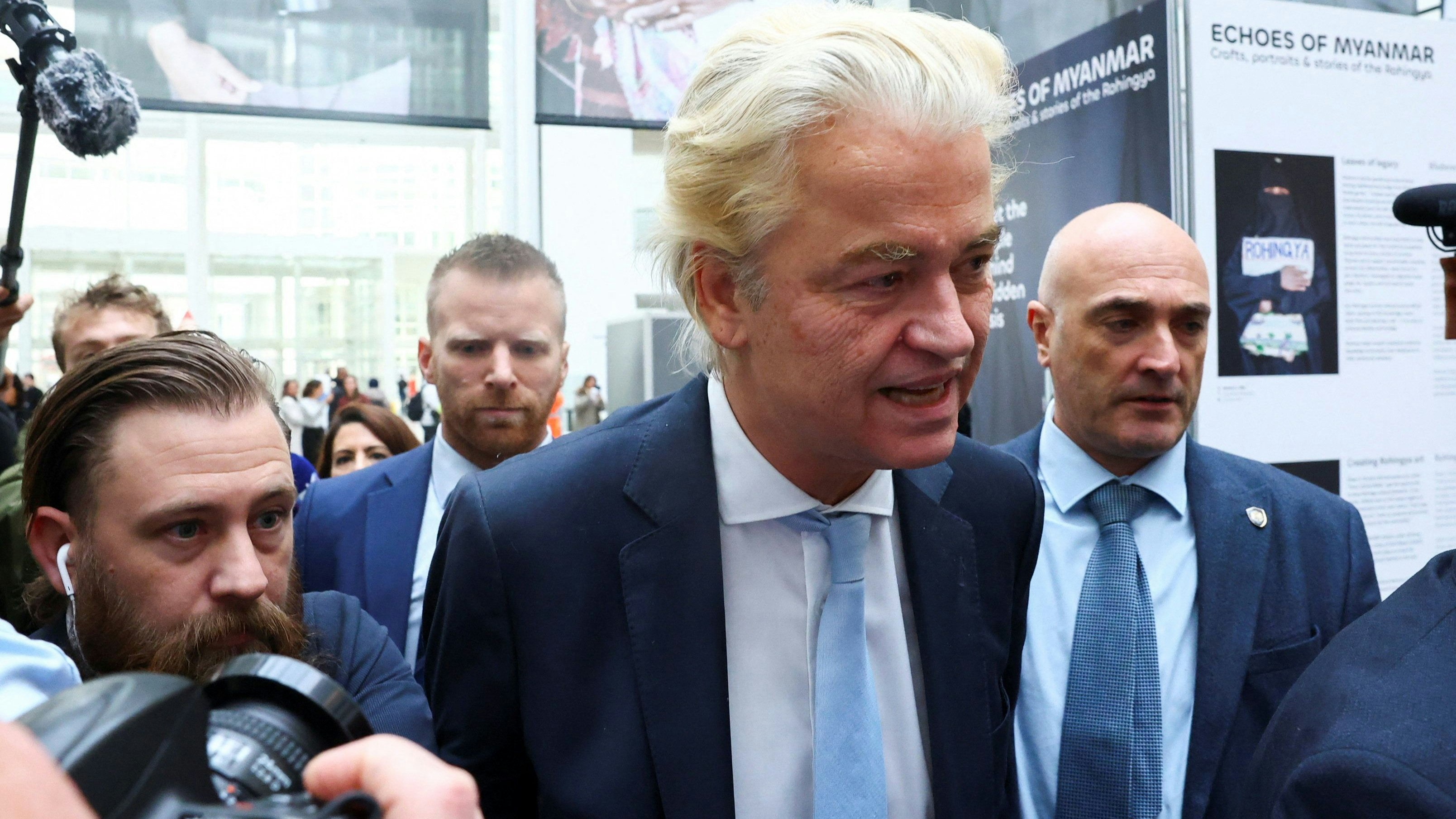 "Mehr erwartet": Geert Wilders gestand seine Niederlage ein