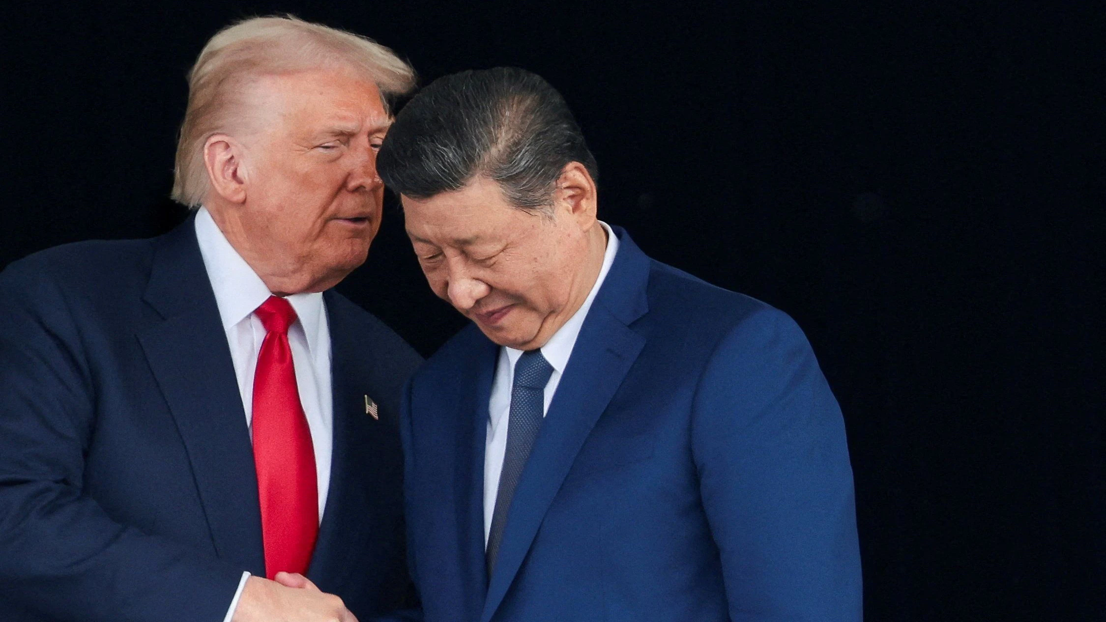 Trump, Xi: Fast herzliche Begrüßung, dann gab es ein zwei Stunden kurzes Gespräch