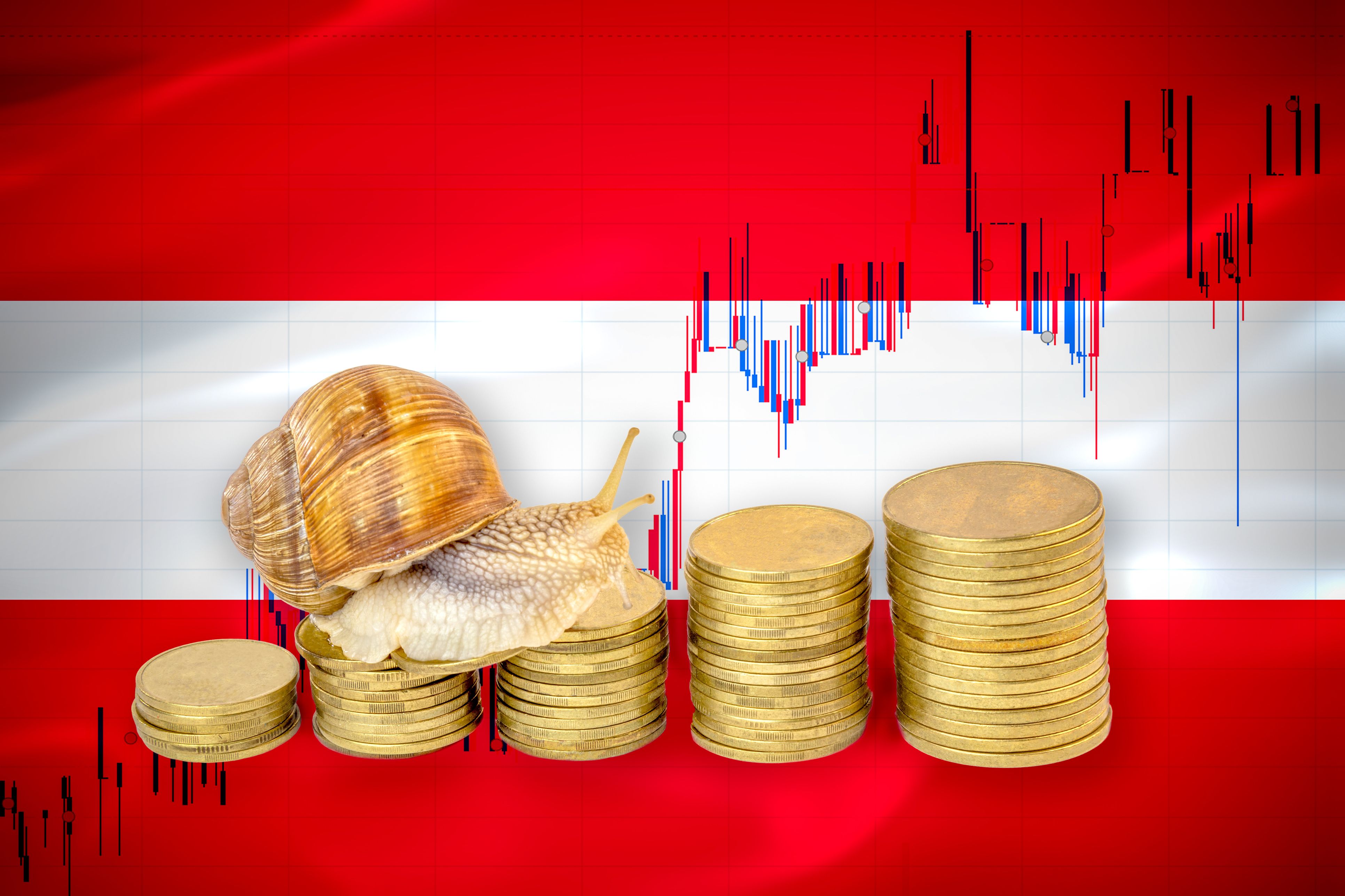 Unsere Wirtschaft kommt nur im Schneckentempo voran.