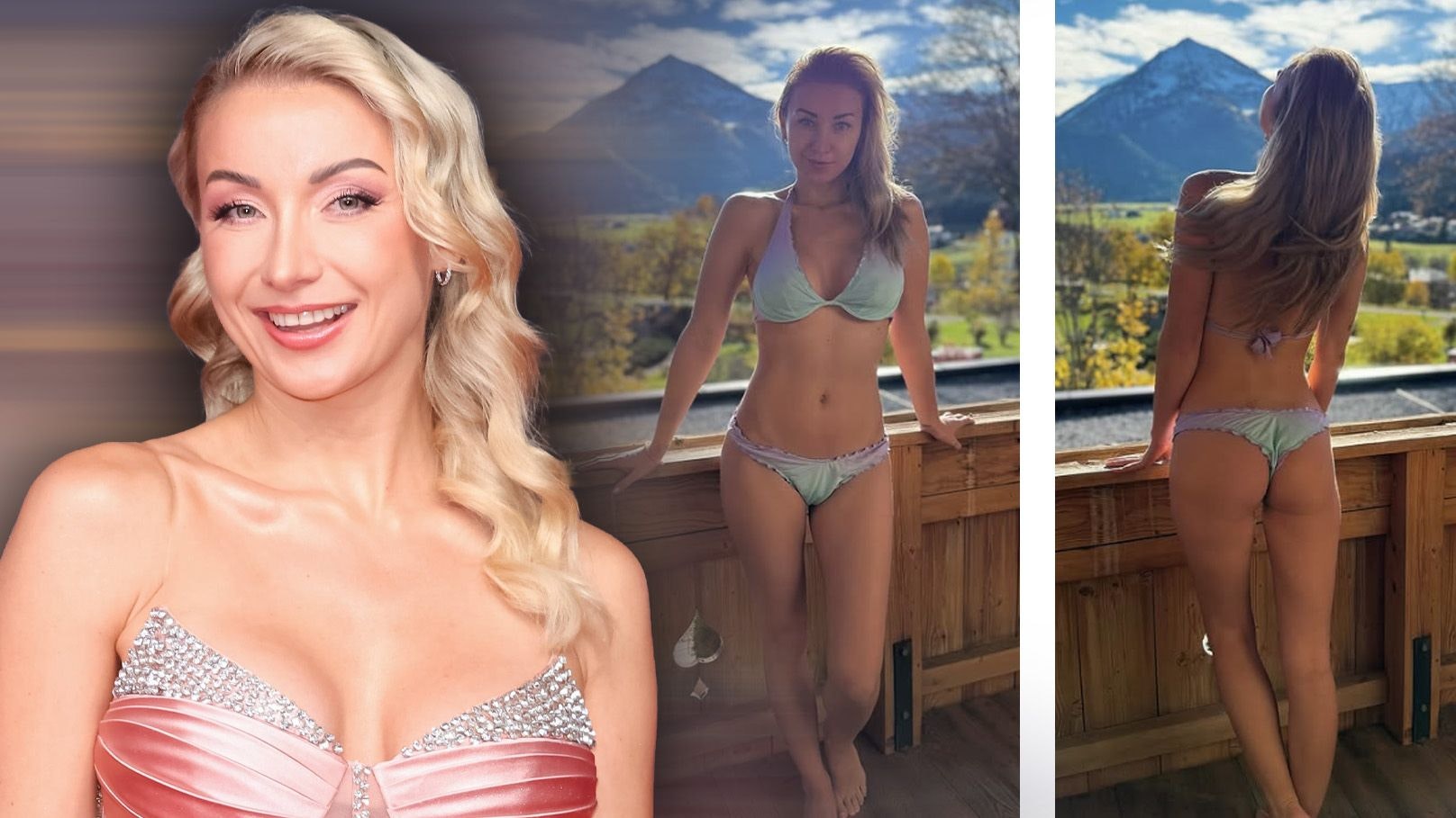 Anna Carina Woitschack feiert ihren Geburtstag freizügig in Österreich.