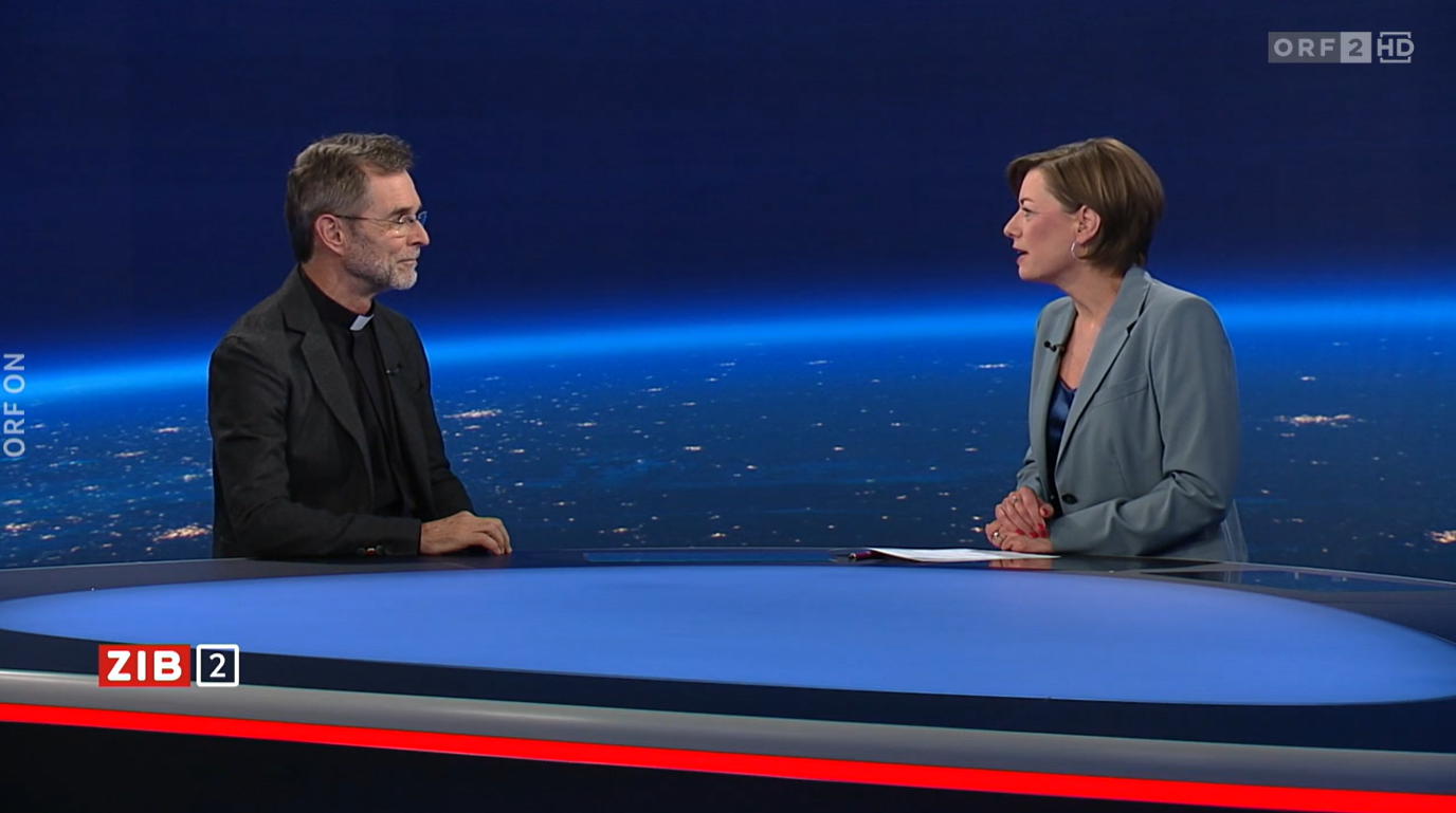 Der designierte Erzbischof von Wien, Josef Grünwidl, war am Donnerstag Gast in einer nicht problemlos verlaufenen 