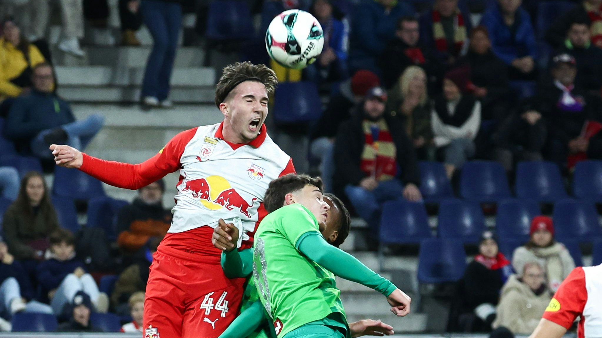 Red Bull Salzburg im Bundesliga-Duell gegen die WSG Tirol. 