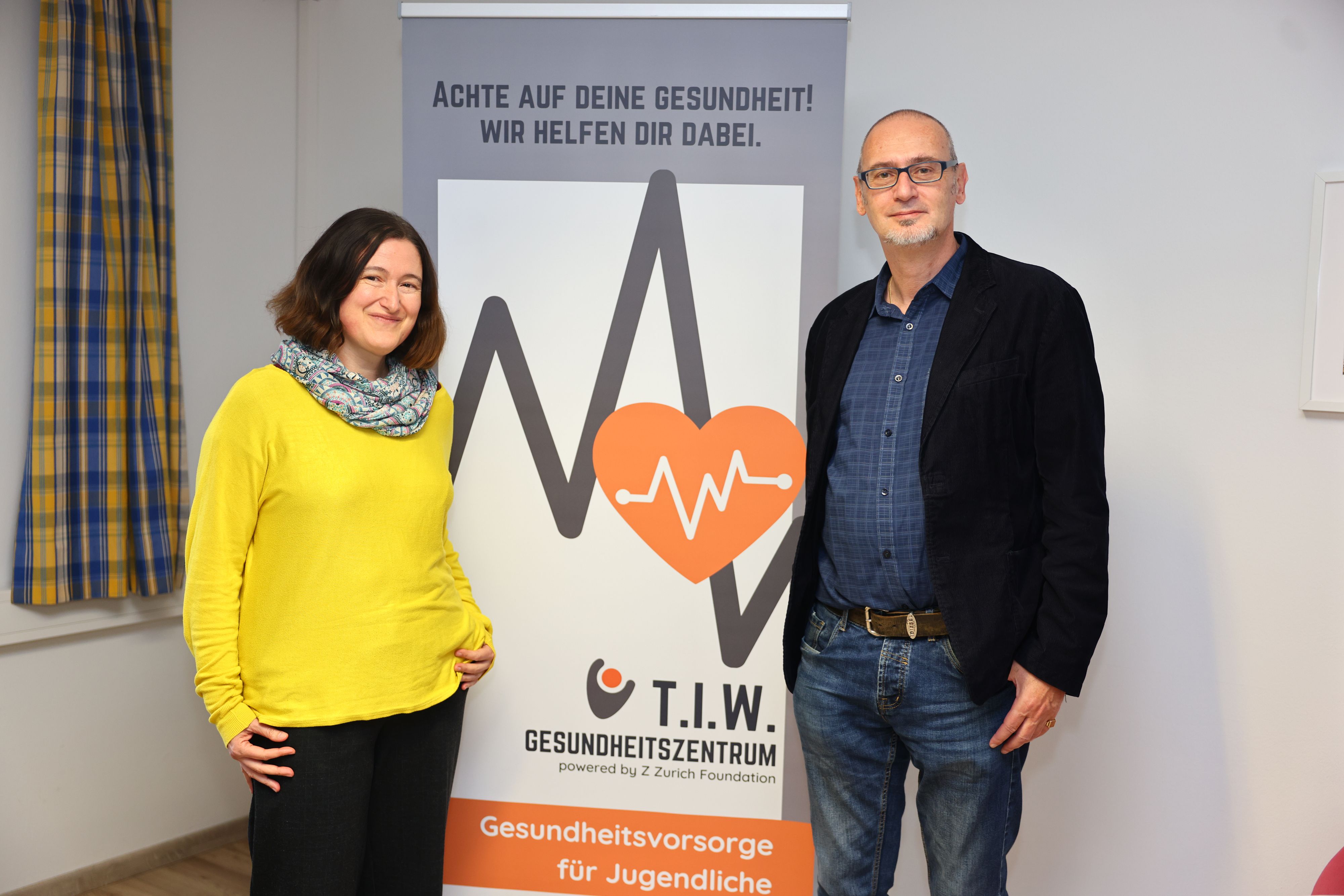 Die klinische Psychologin Jutta Rentmeister und T.I.W. Geschäftsführer Andreas Pollak hoffen auf Finanzierung.