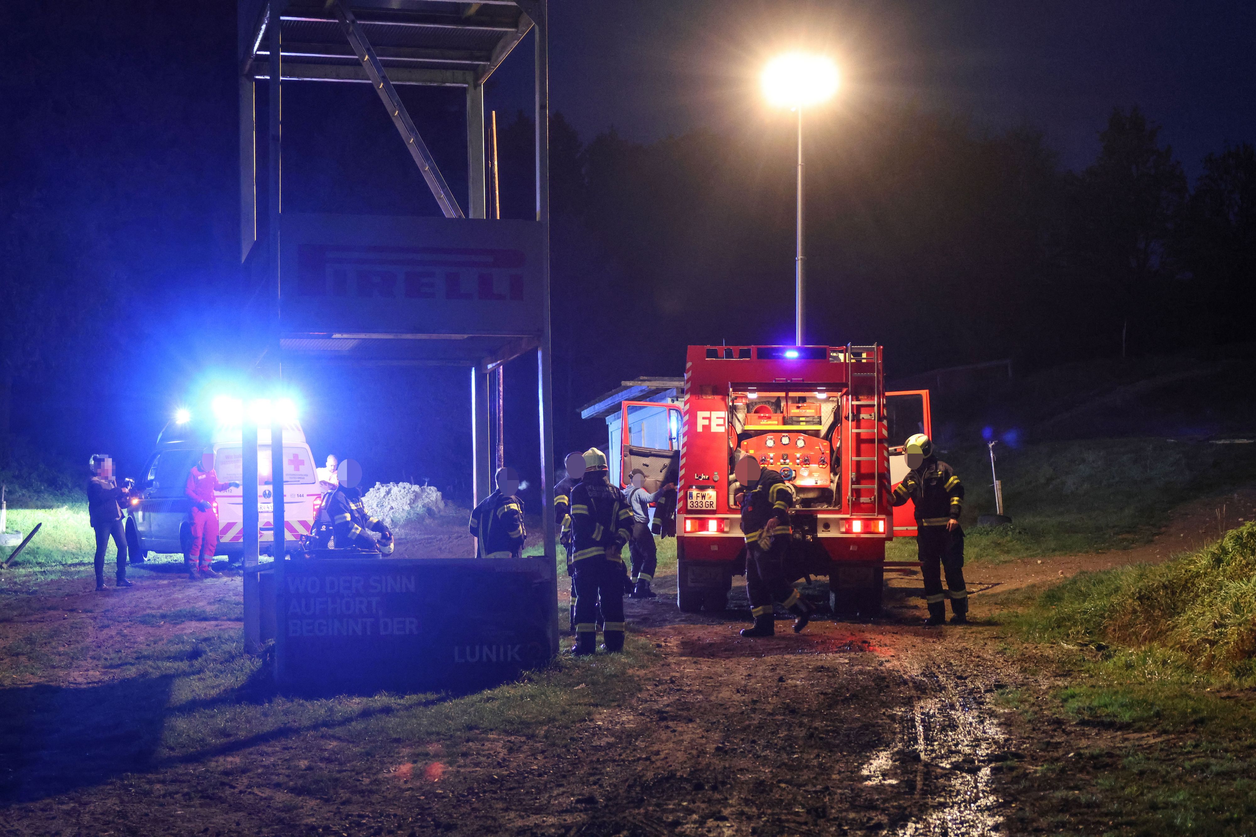 Der Sportler stürzte so heftig, dass der Notarzt anrücken musste.