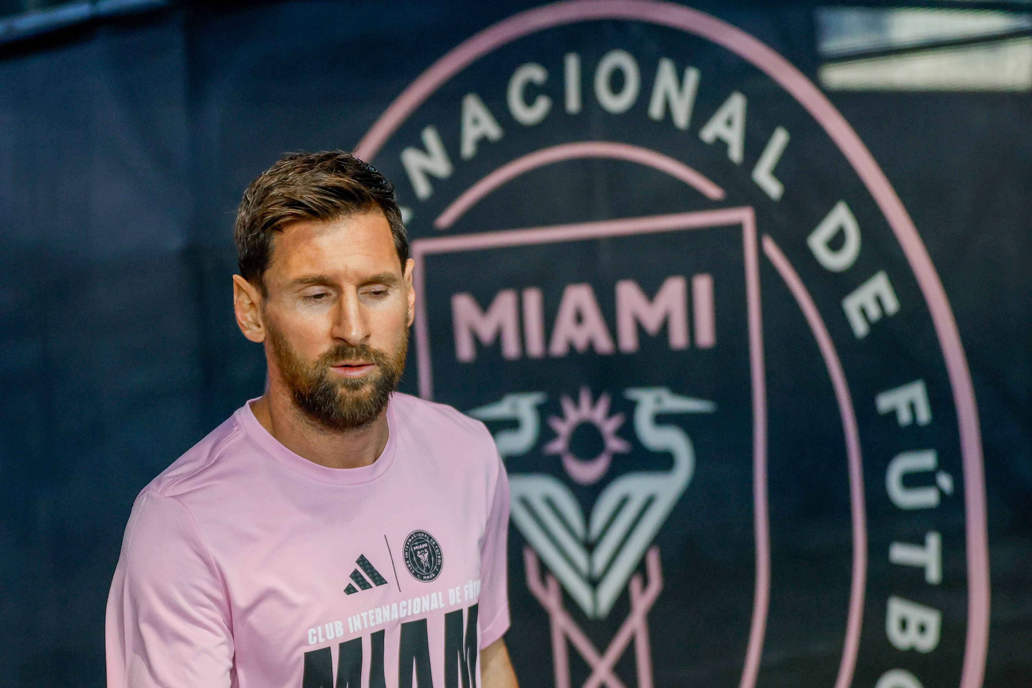 Fußball-Star Lionel Messi. 