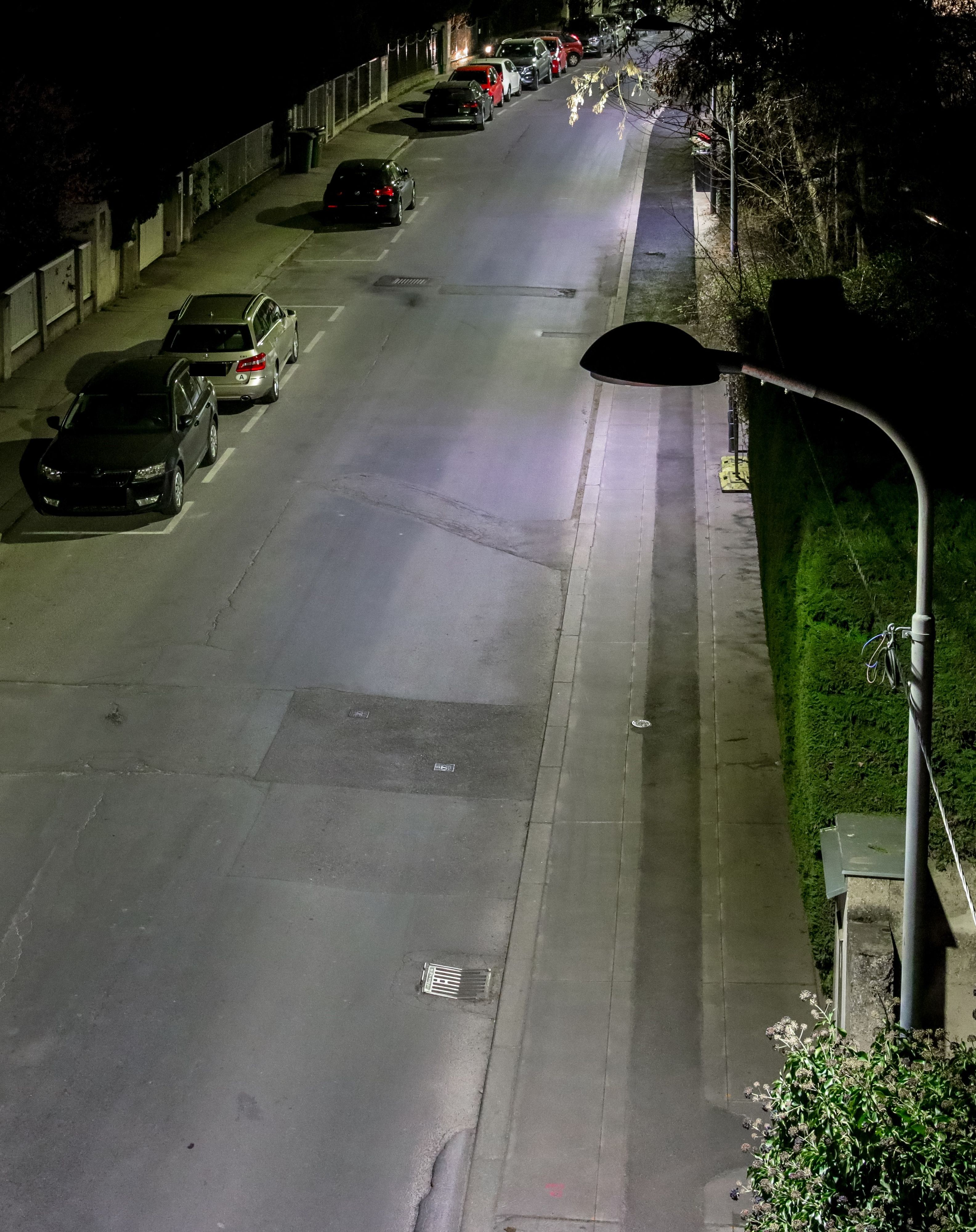 Nach dem Austausch ist das Licht auf Wiens Straßen angenehmer.