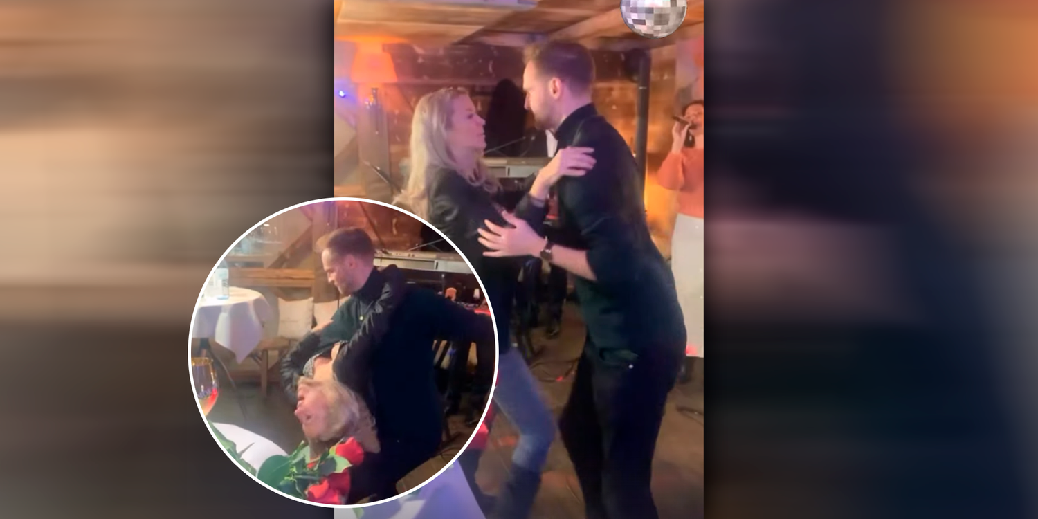 Simone Lugner legt sich ins Zeug.