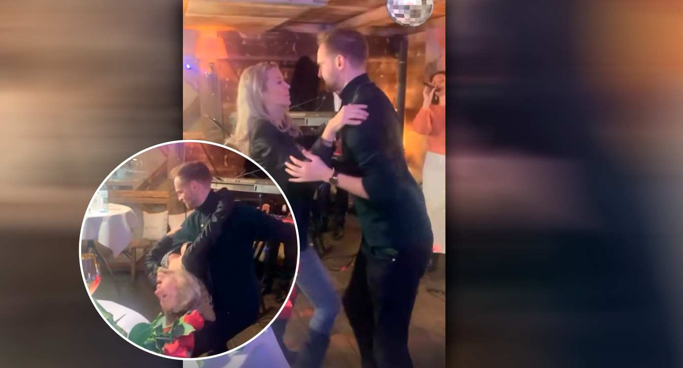 Simone Lugner legt sich ins Zeug.