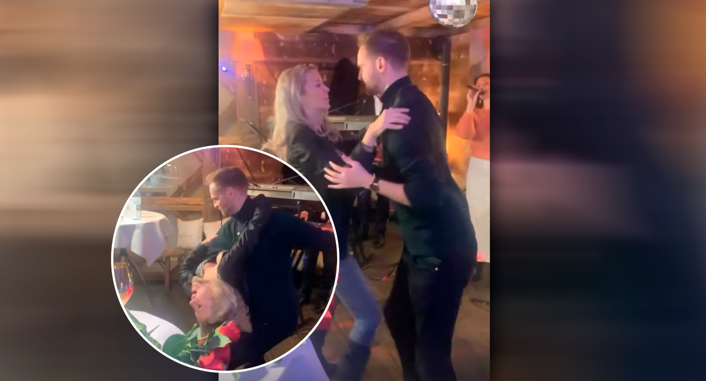 Heute.at - Mitten in Pizzeria: Lugner fängt plötzlich an zu tanzen