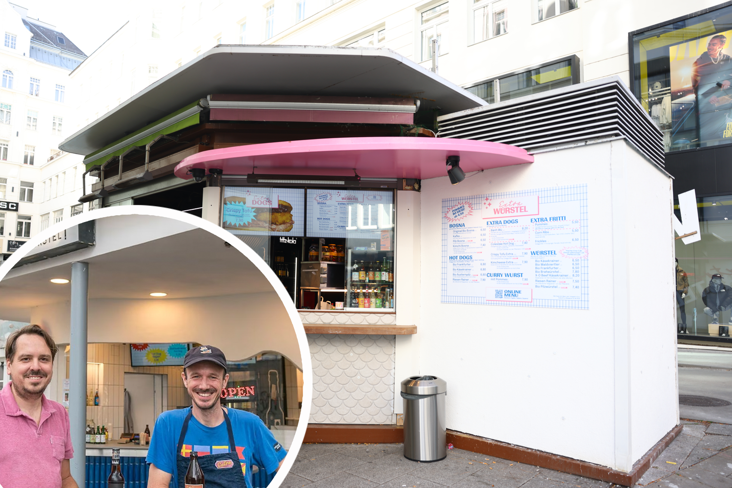 Der beliebte Würstelstand von Felix und Michael Fuchs eröffnet einen zweiten Standort.