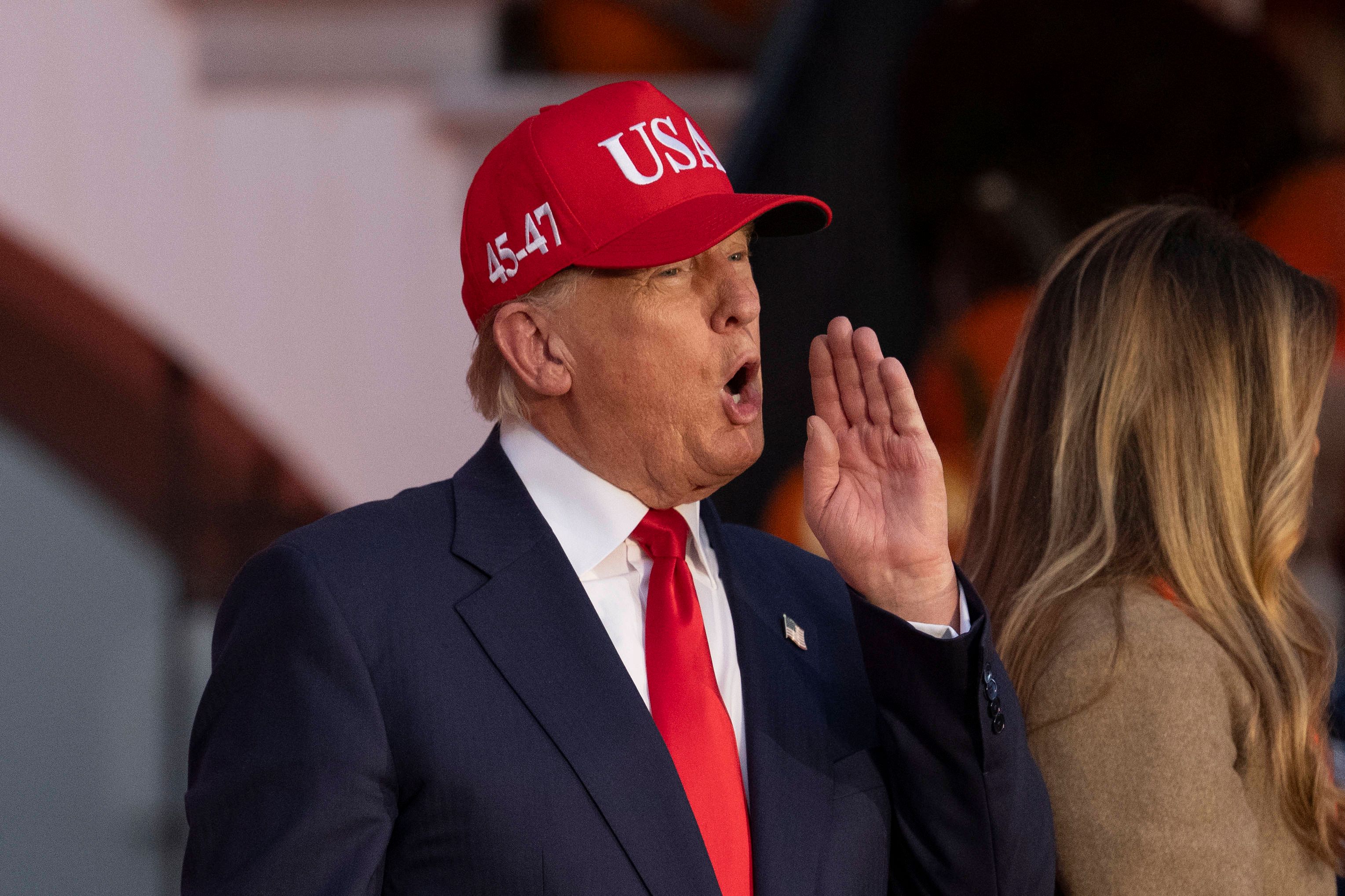 Präsident Donald Trump hat sein Programm trotz des US-Shutdowns kaum verändert.