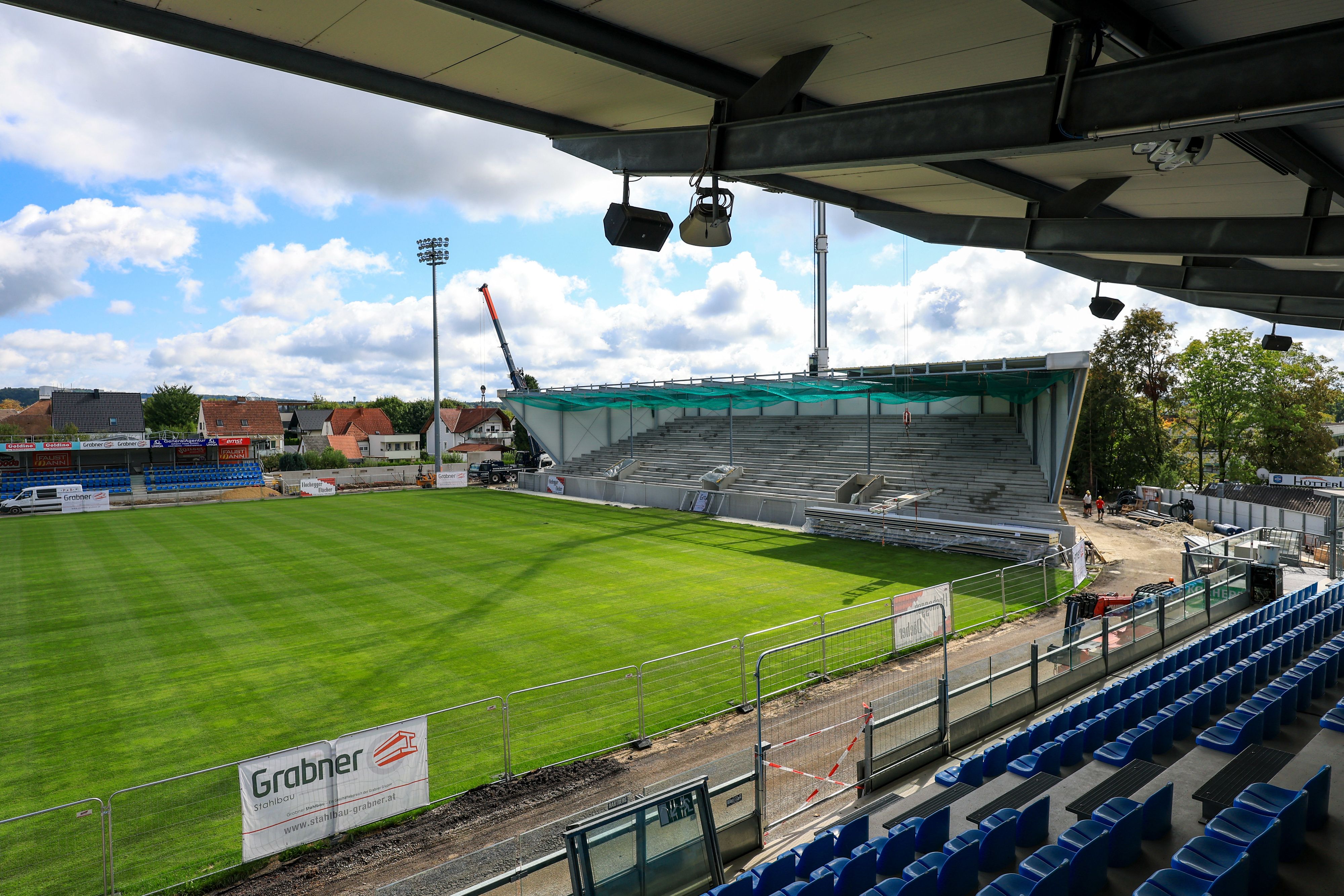 Im Stadion des TSV Hartberg kam es zu einem nächtlichen Einbruch. 