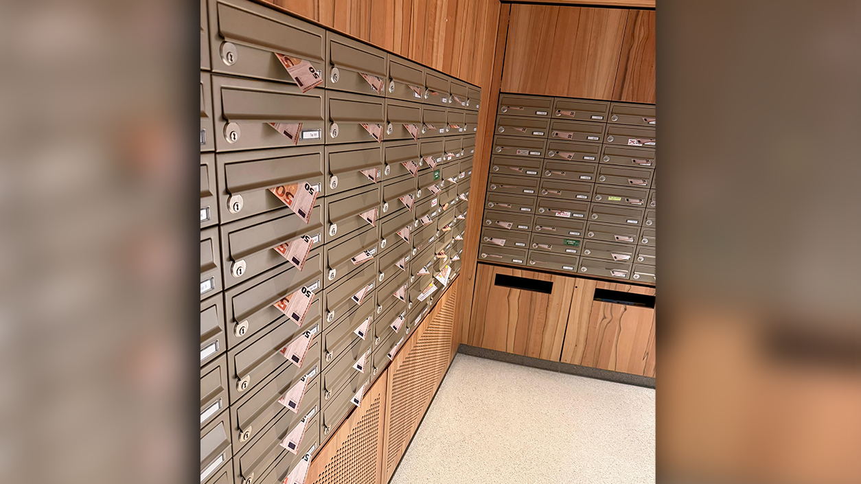 Heute.at - Deshalb flattern 50 Euro-Scheine in Wiener Briefkästen