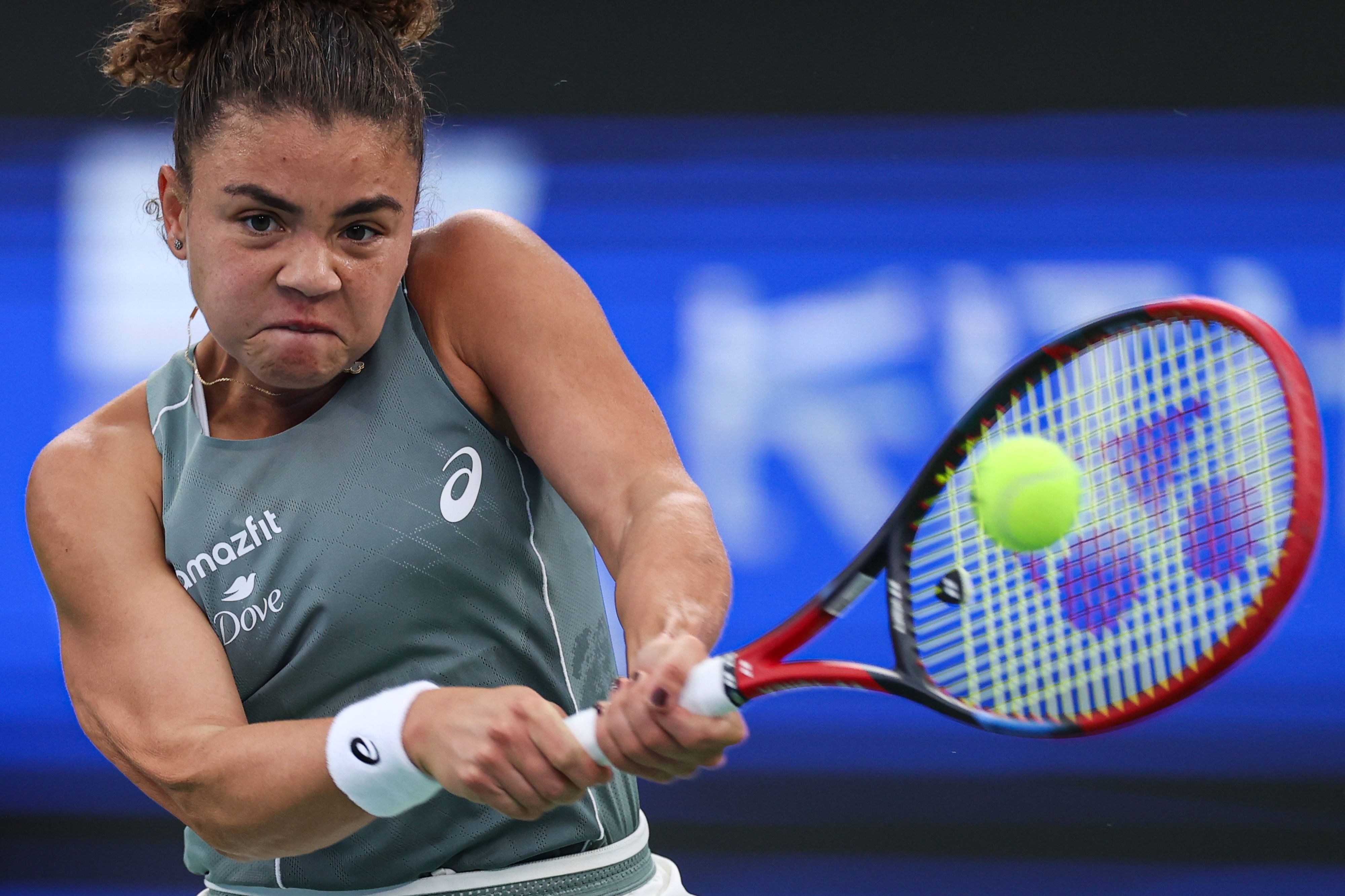 Jasmine Paolini im Einsatz.