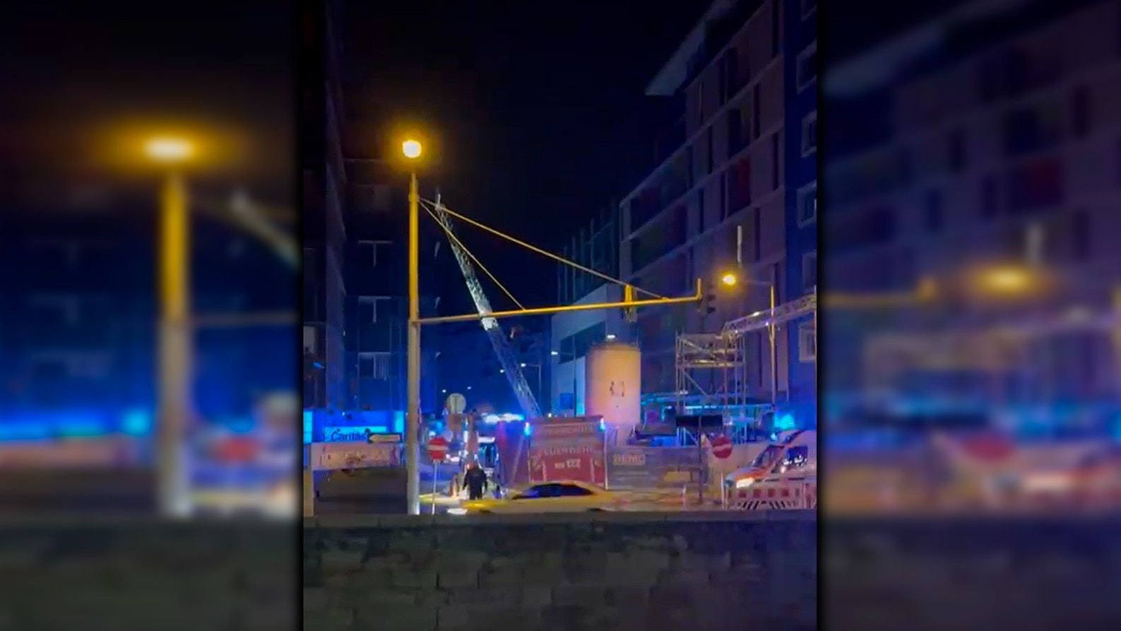 Heute.at - Alarm zu Halloween! Feuer am Dach der Wiener Polizei